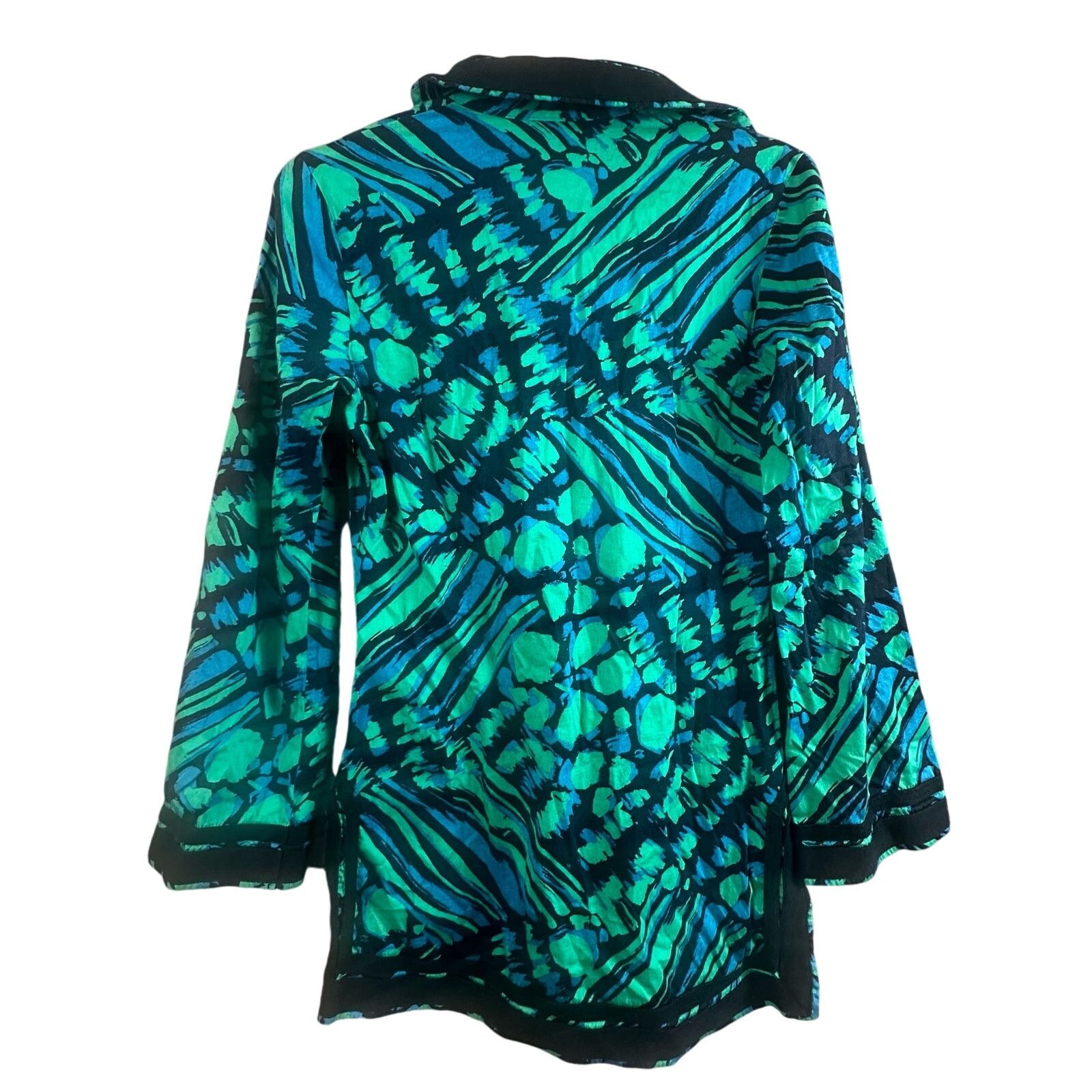 Other Dana Buchman Split Neck Popover Tunic Top Blouse Coverup XS Size XS / US 0-2 / IT 36-38 - 3 Thumbnail