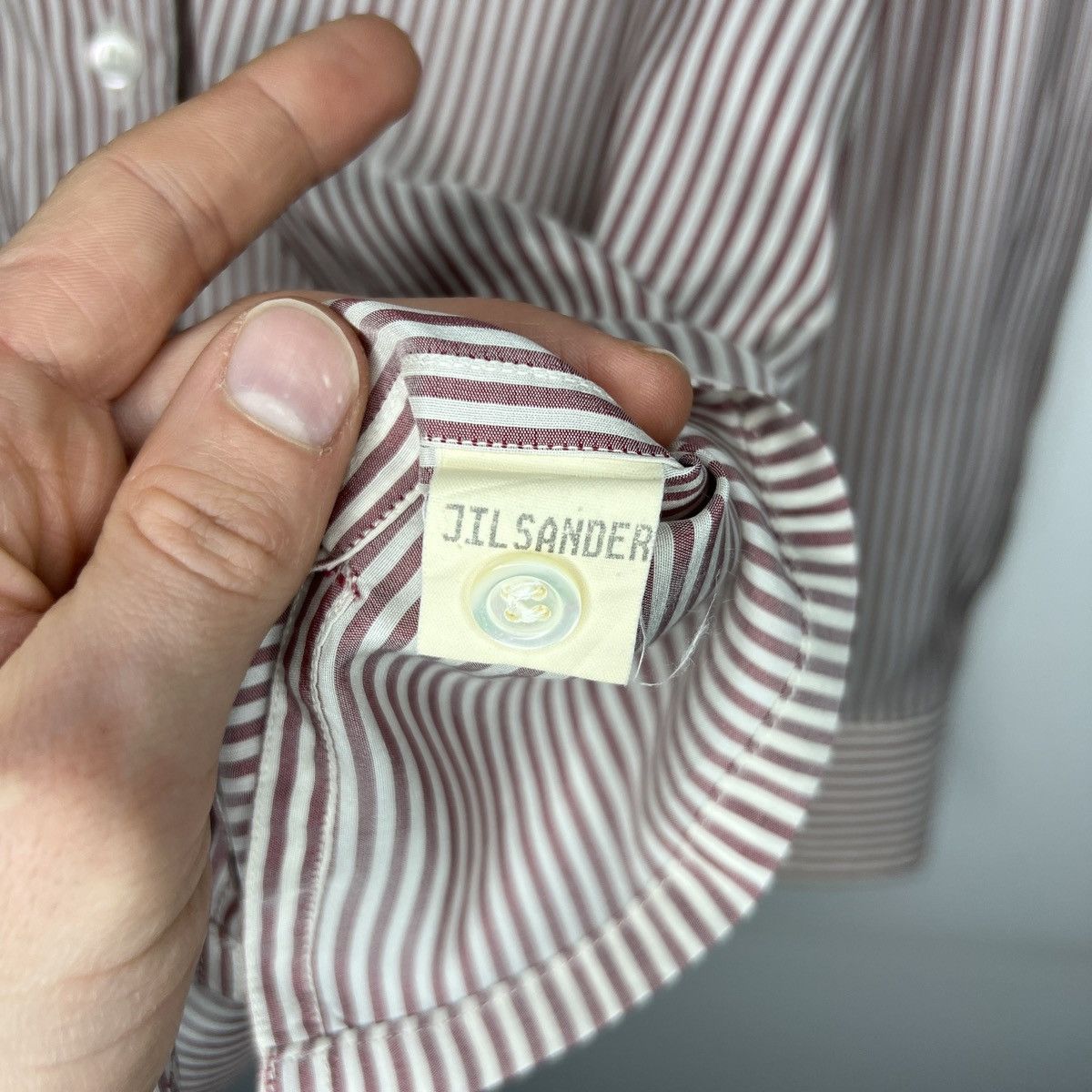 Jil Sander Vintage 90s Jil Sander Silk Shirt Button Up Size M / US 6-8 / IT 42-44 - 9 Thumbnail