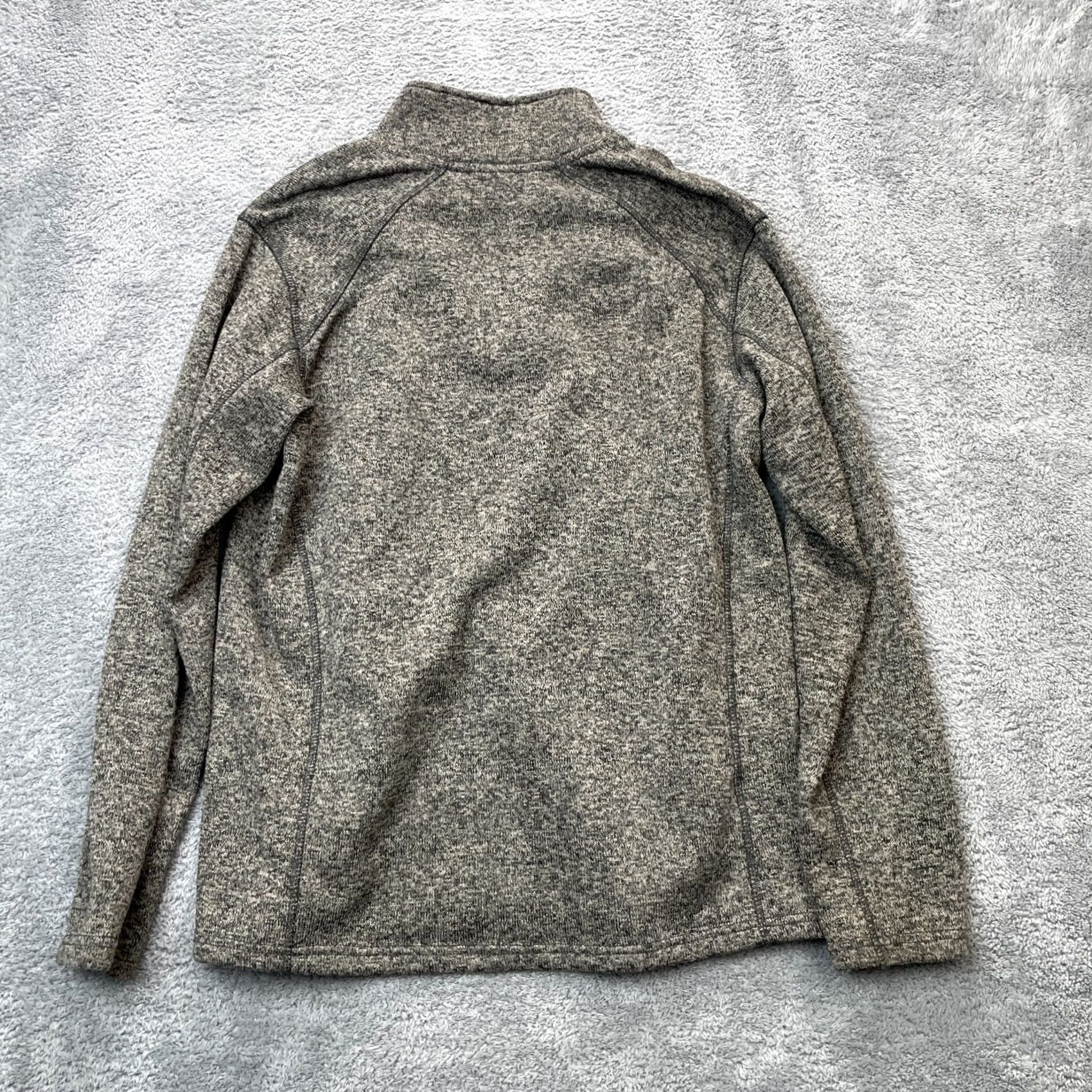 Eddie Bauer Eddie Bauer Mens Large Gray Fleece Sweater Classic Fit Mock Neck Quarter Zip Size US L / EU 52-54 / 3 - 2 Thumbnail