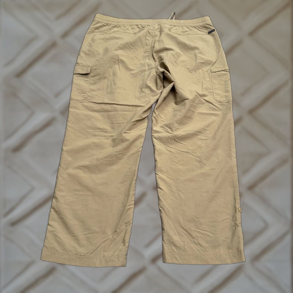 Vintage Columbia Nylon Lightweight Cargo Pants Womens XL Regular Tan Brown Outdoor NWOT Size 40" / US 18 - 1 Thumbnail