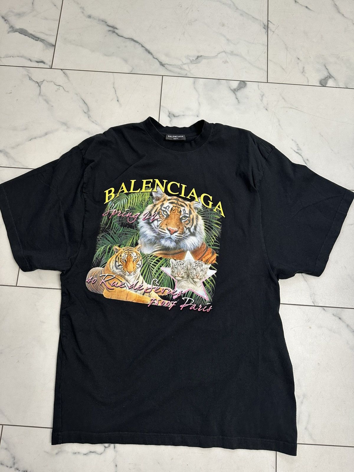 Balenciaga Tiger T Shirt | Grailed
