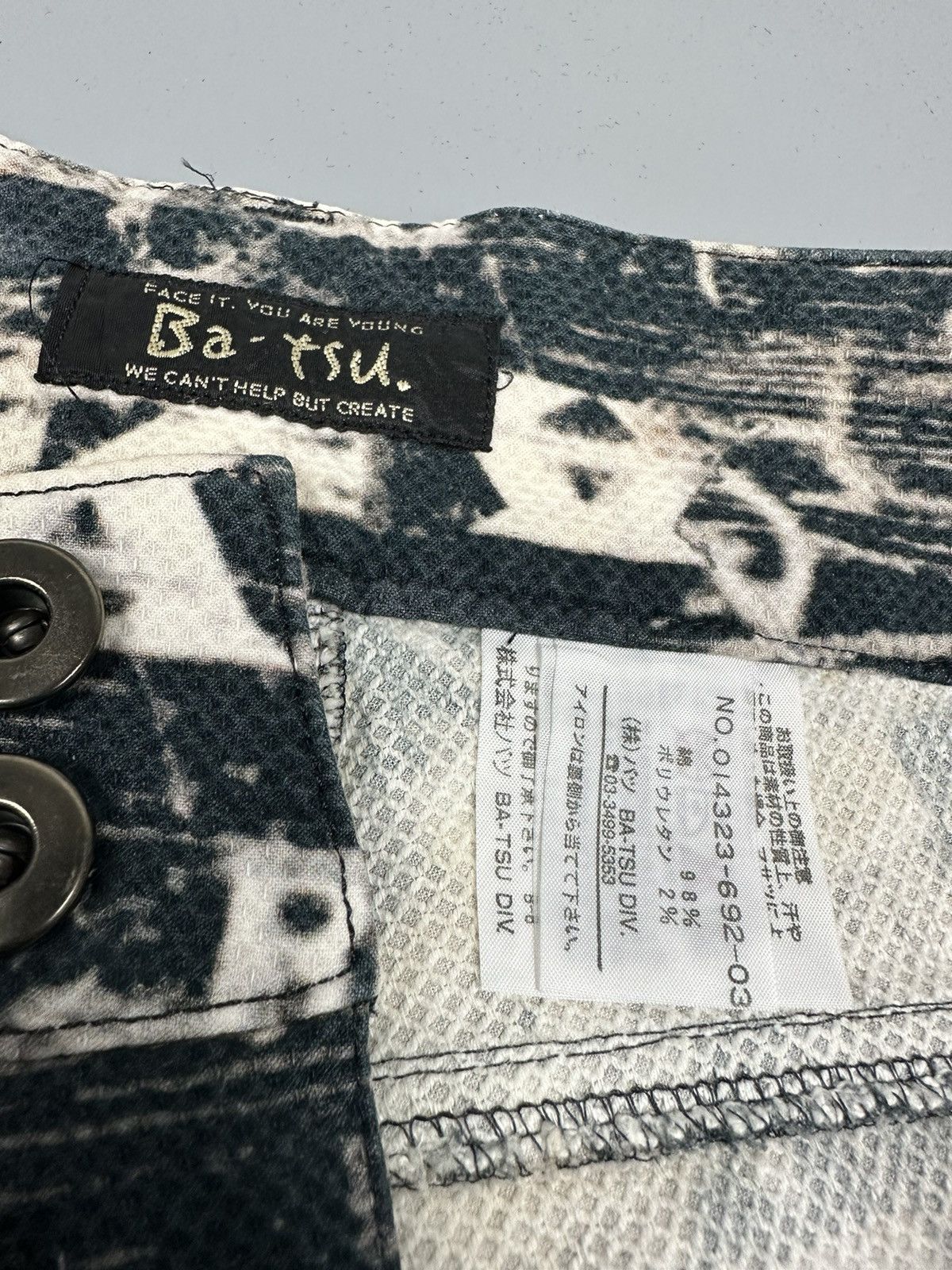 If Six Was Nine × Le Grande Bleu (L.G.B.) 🔥Sick🔥Vintage Batsu Full Printed Flared Pants Size US 32 / EU 48 - 11 Thumbnail