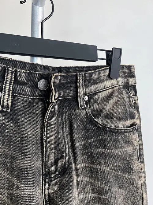 Jean distressed washed grunge flared jeans Size US 31 - 6 Thumbnail
