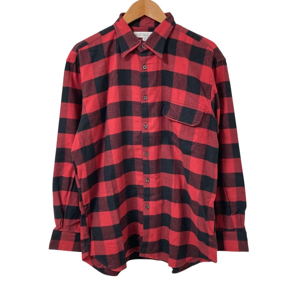 Other Other INDIVIDUALIZED SHIRTS Buffalo Check Flannel Shirt Textile Dress Shirt DUTY FREE for USA Size ONE SIZE - 1 Thumbnail