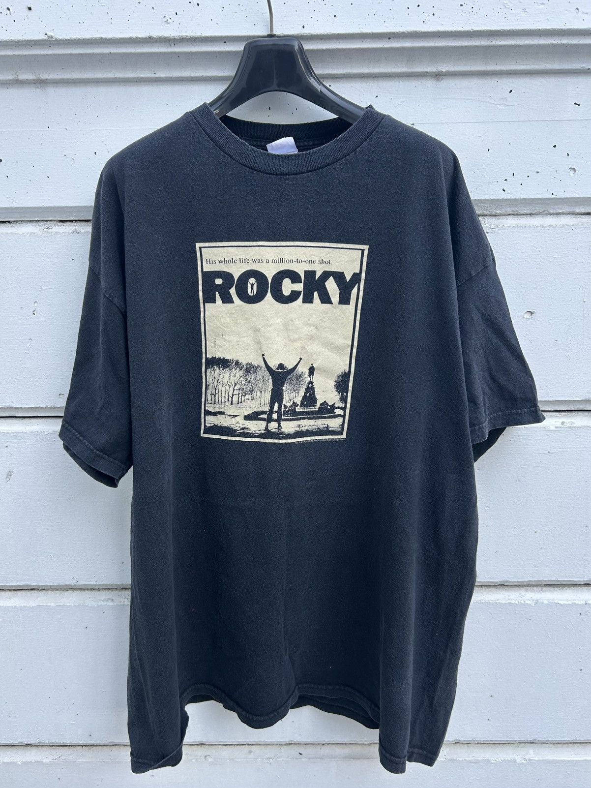Japanese Brand × Vintage Vintage Y2K Rocky Movie T Shirt 2005 Size US XXL / EU 58 / 5 - 1 Thumbnail