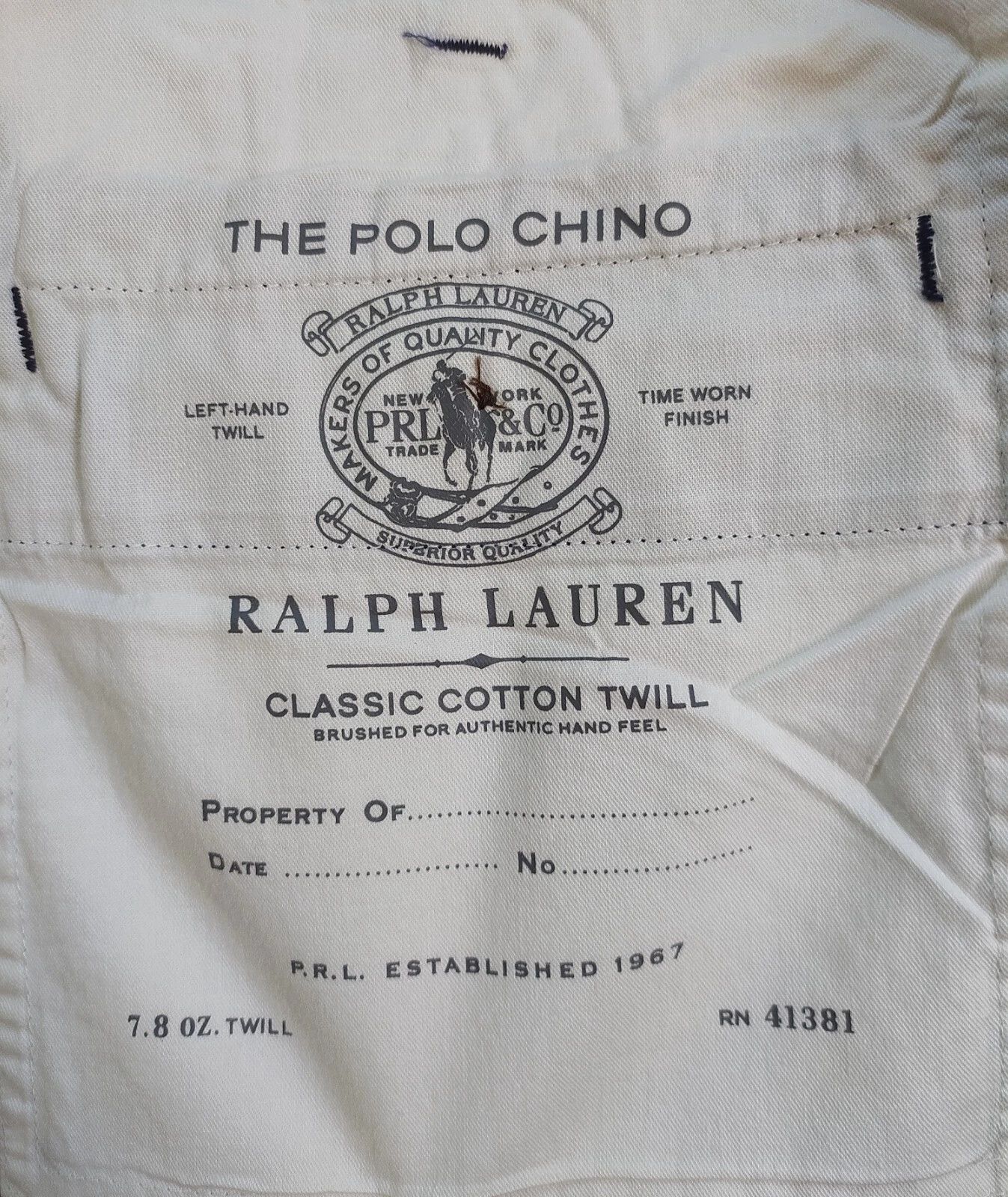 Polo Ralph Lauren Polo Ralph Lauren Classic Fit Chino Pant ATP 0070 Size US 40 / EU 56 - 7 Thumbnail