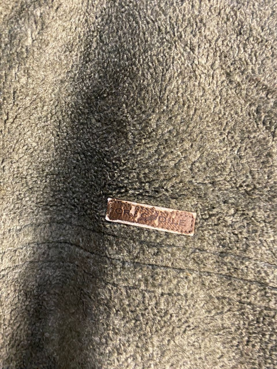Japanese Brand × Vintage Vintage crocodile fleece zipper jacket Size US L / EU 52-54 / 3 - 4 Thumbnail