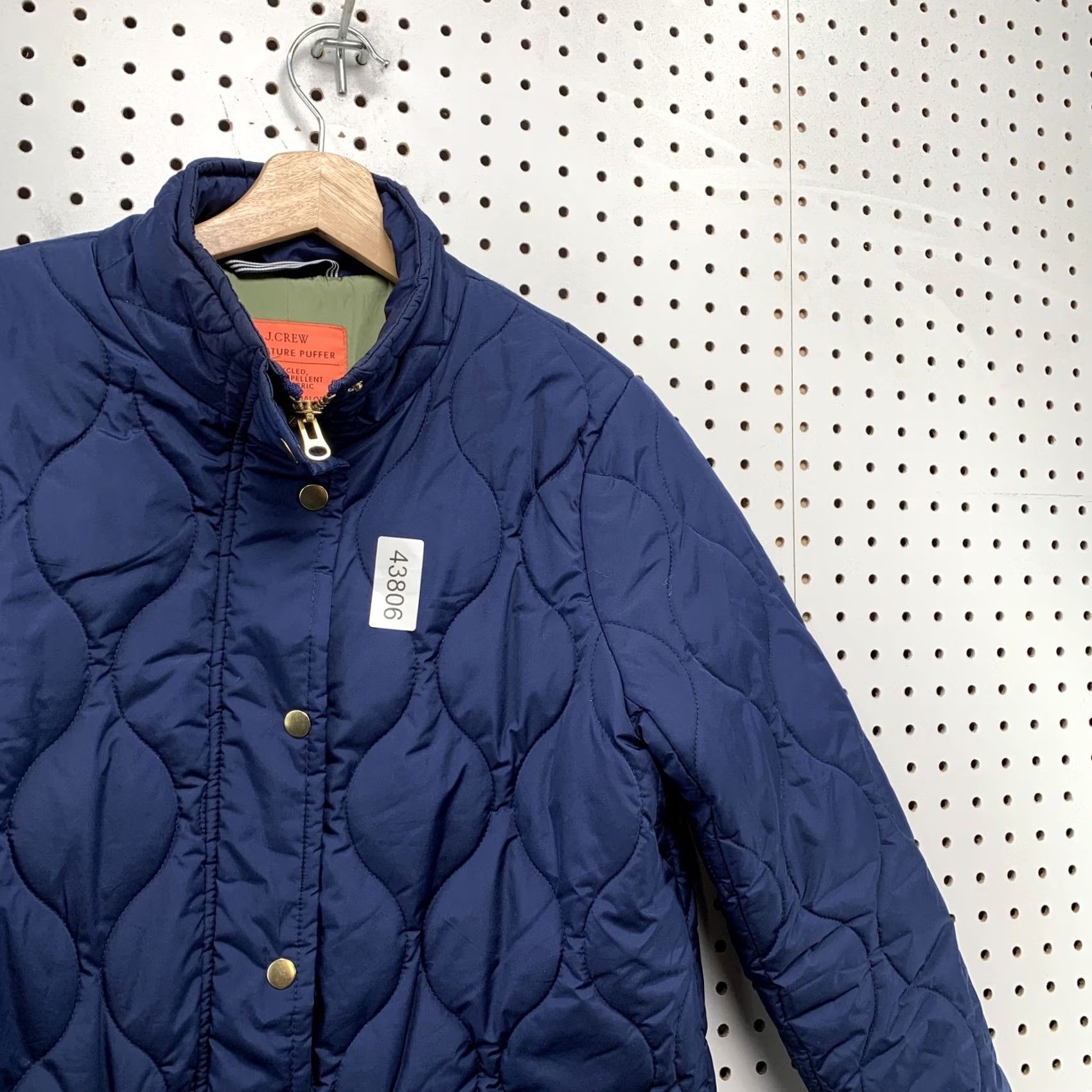 J.Crew J.Crew Signature Puffer Coat Womens Small Blue Lightweight Water Repellent Jacket Coat Womens S Blue Lightweight Water Repellent Size S / US 4 / IT 40 - 7 Thumbnail