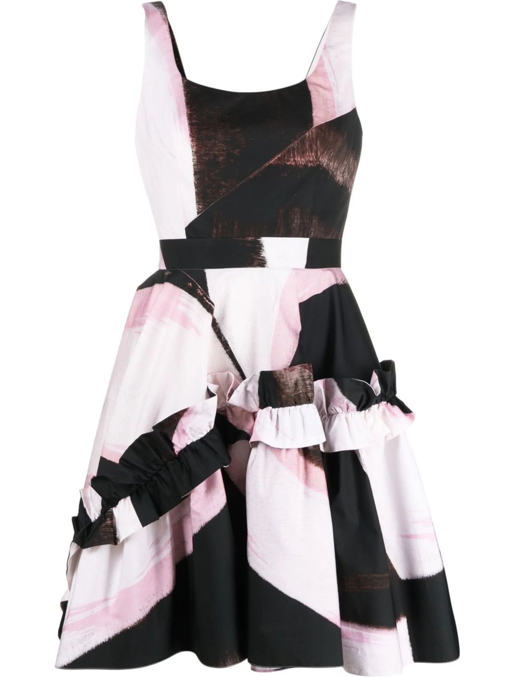 Alexander McQueen o1y0325 Mini Dress in Multicolor Size M / US 6-8 / IT 42-44 - 1 Thumbnail