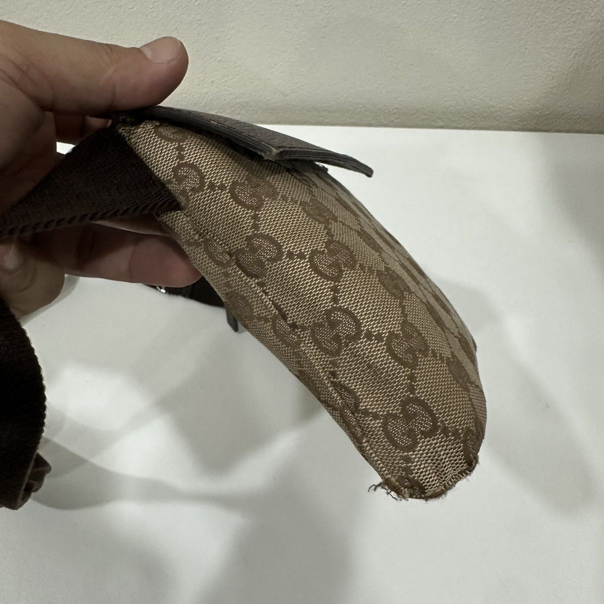 Gucci GUCCI GG CANVAS DOUBLE POCKET FANNY PACK BELT BAG 27 Size ONE SIZE - 4 Thumbnail