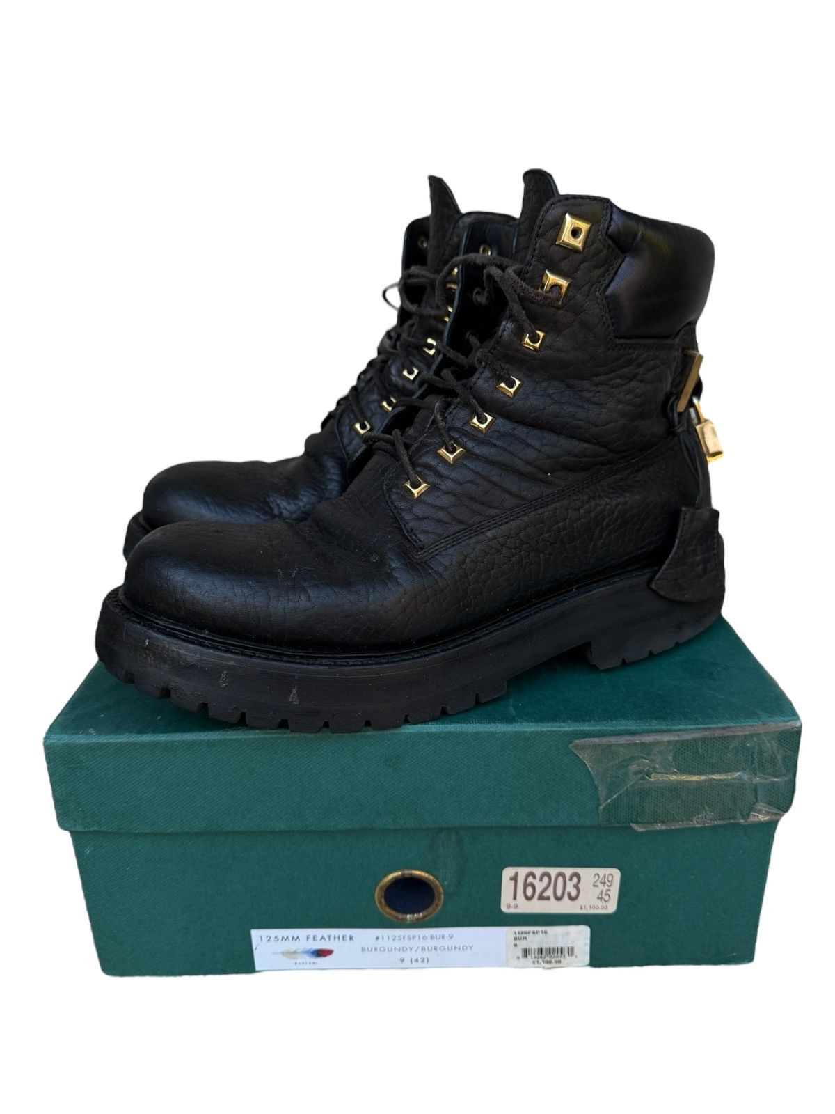 Buscemi Buscemi leather combat boots Size US 9.5 / EU 42-43 - 1 Thumbnail