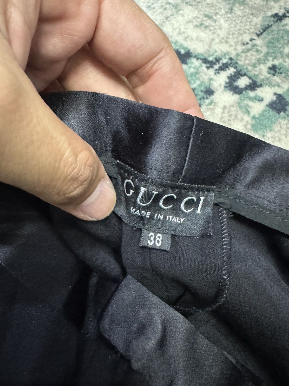 Gucci GUCCI BLACK TIE ONE SUIT COAT JACKET Size XS / US 0-2 / IT 36-38 - 21 Thumbnail