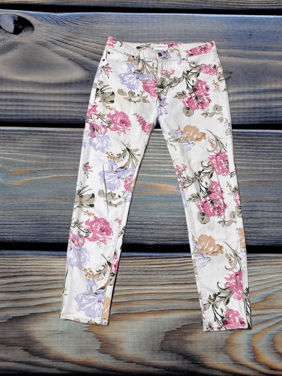 Denim & Supply Ralph Lauren Streetwear Jeans Print Flowers Denim & Supply Ralph Lauren Size 29" - 1 Thumbnail