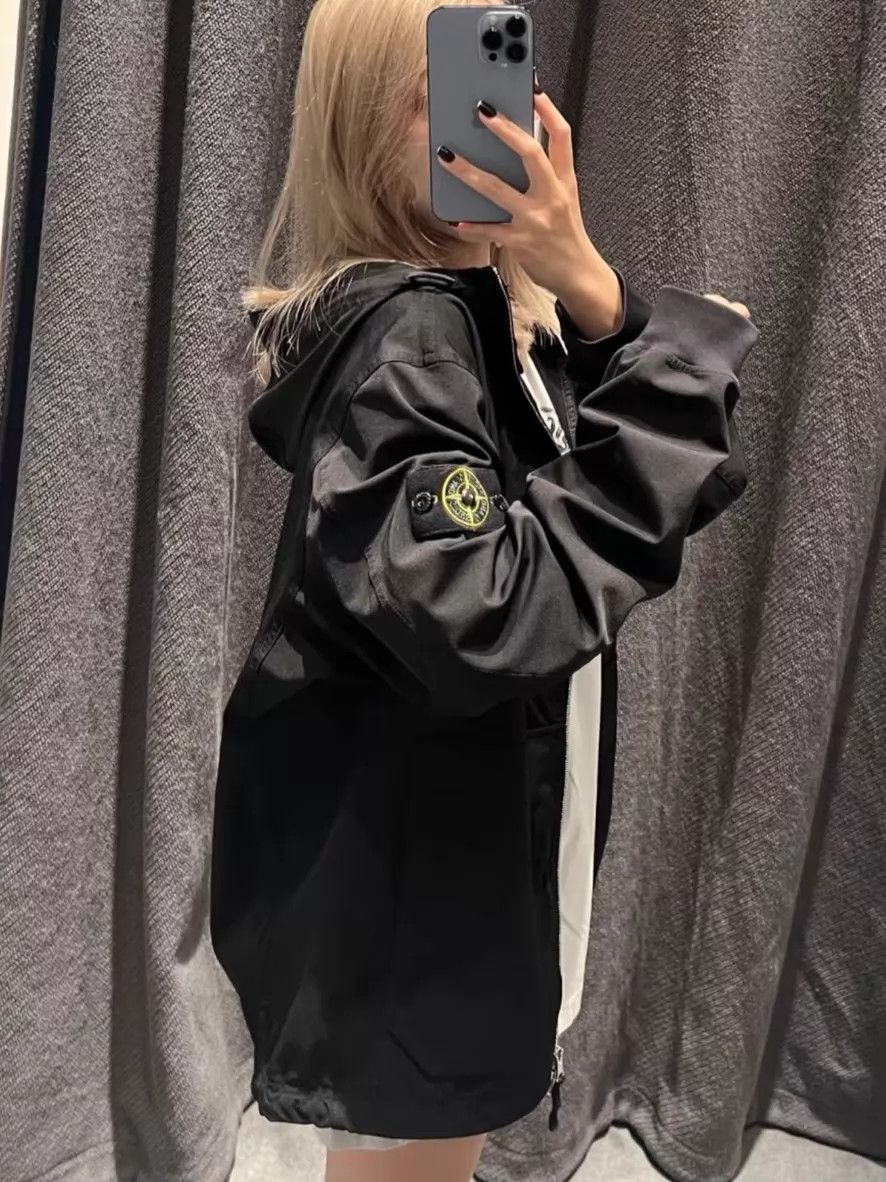 Stone Island Stone Island 23FW Stretch Twill Nylon Black XL Jacket Size XL / US 12-14 / IT 48-50 - 7 Thumbnail