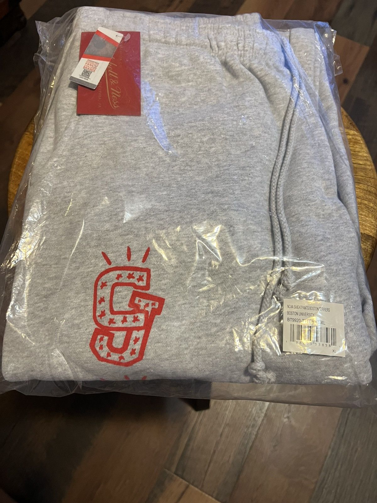 Mitchell & Ness × Travis Scott Cactus Jack Mitchell and Ness Boston University Sweatpants Size US 38 / EU 54 - 3 Thumbnail
