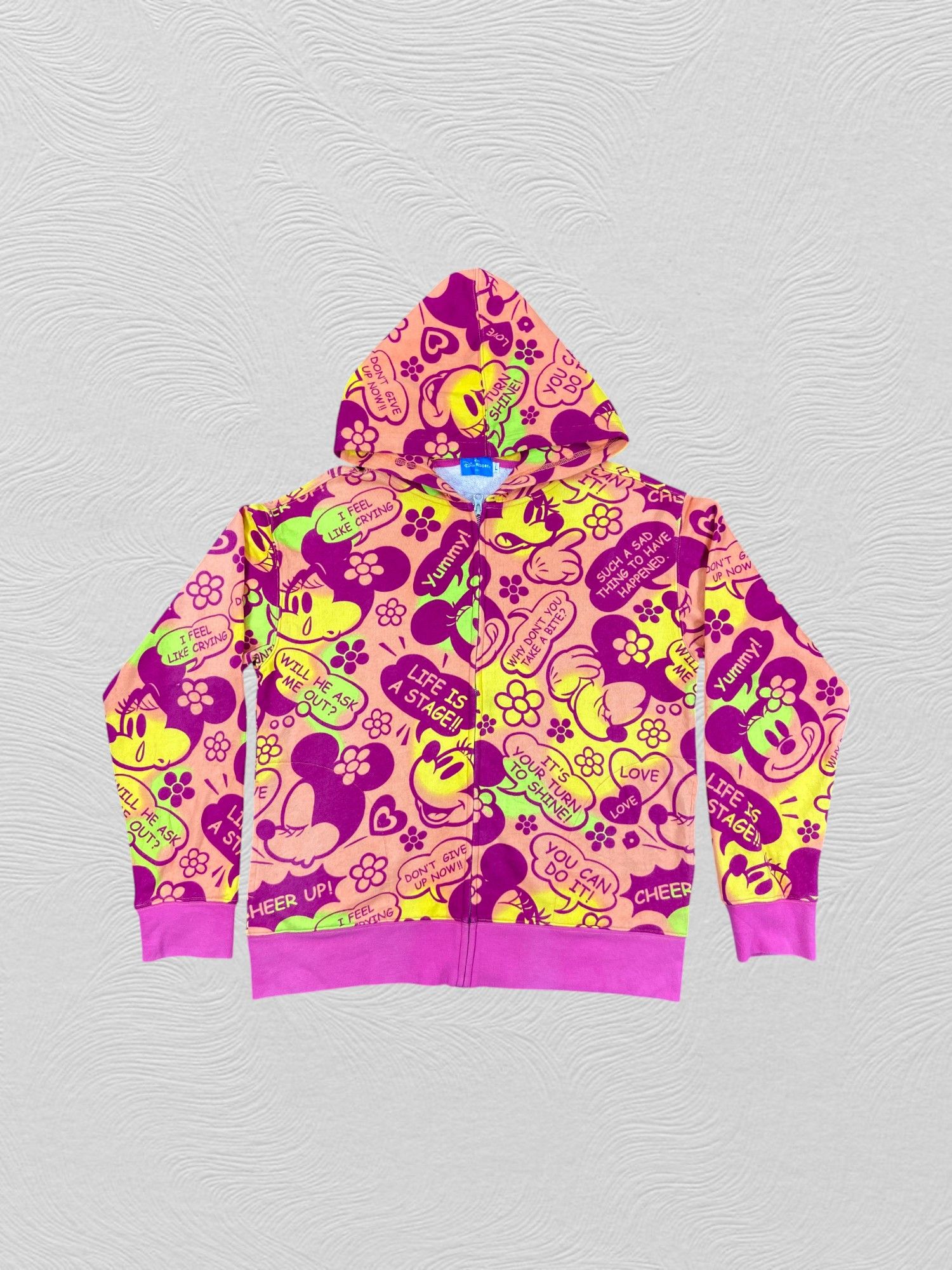 Disney Vintage Disney Minnie Mouse Pattern Hoodies -SW168 Size US M / EU 48-50 / 2 - 1 Thumbnail