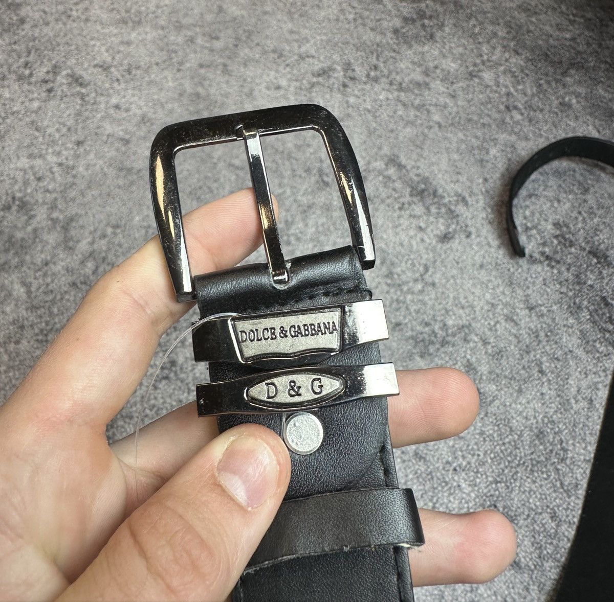Other Y2K D&G Logo Dolce&Gabbana Logo Belts Streetwear Style Size ONE SIZE - 5 Thumbnail