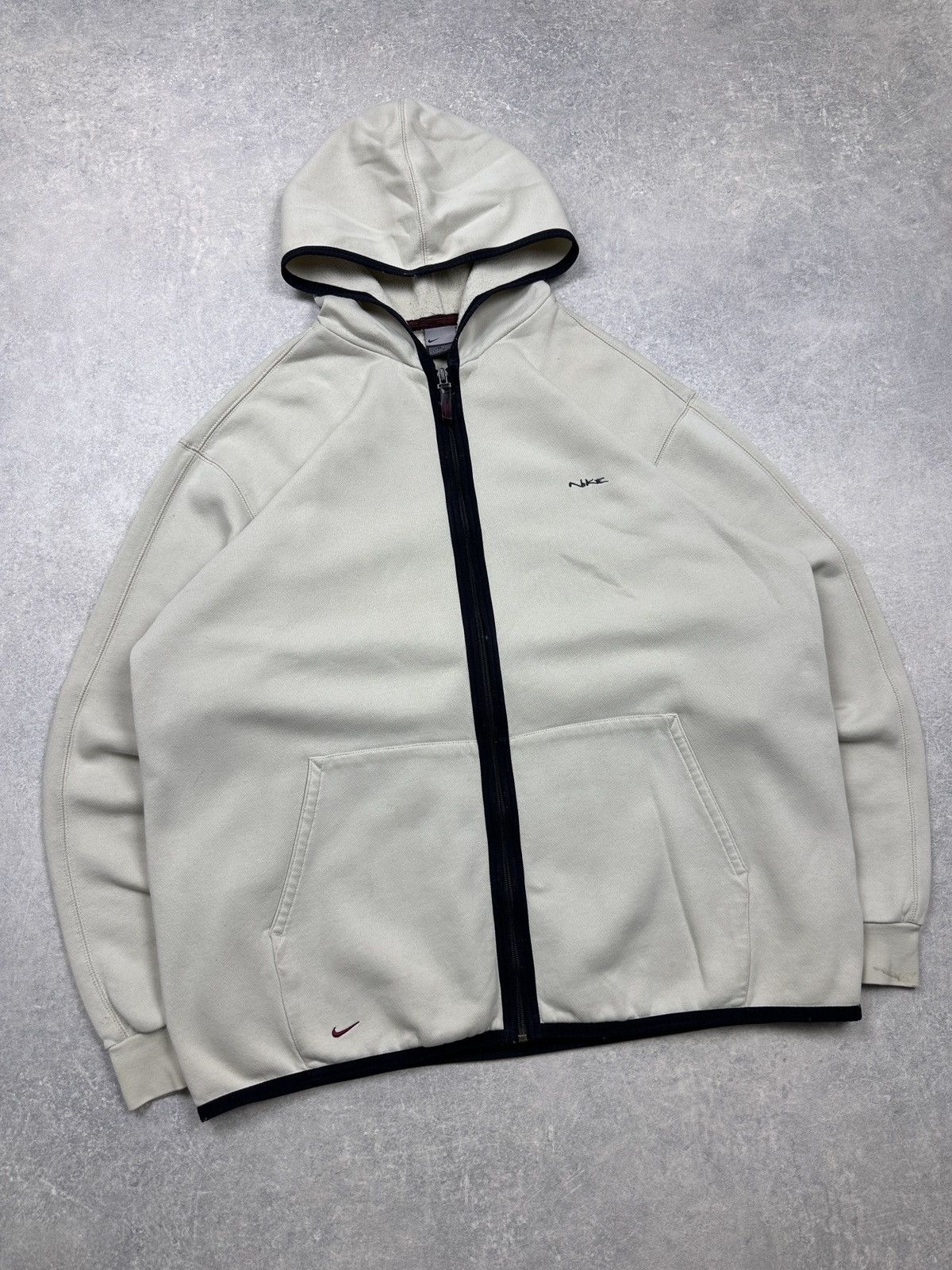 Nike × Vintage True Vintage Zip-hoodie Nike mini logo Size US L / EU 52-54 / 3 - 3 Thumbnail