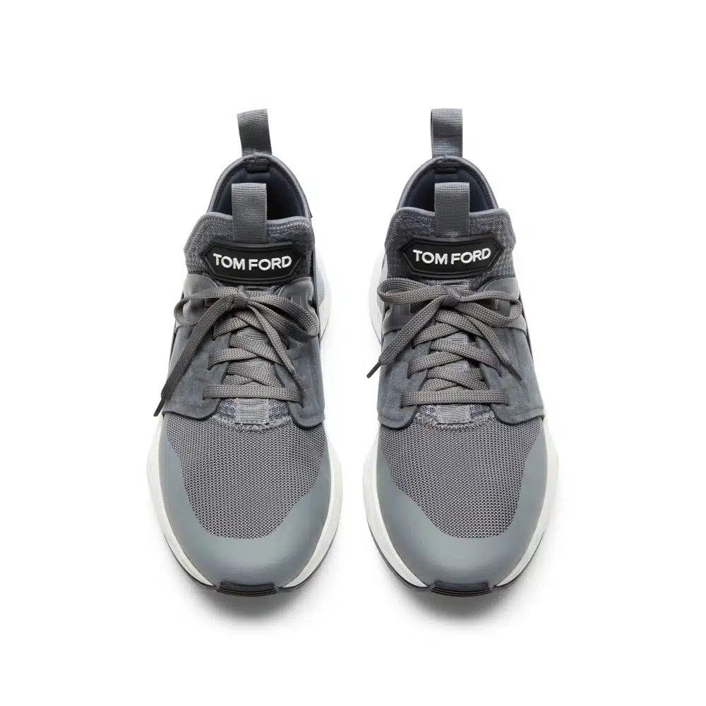 Tom Ford o1loc1c0425 J1100 Jago Low-Top Sneakers in Grey Size US 10 / EU 43 - 2 Thumbnail