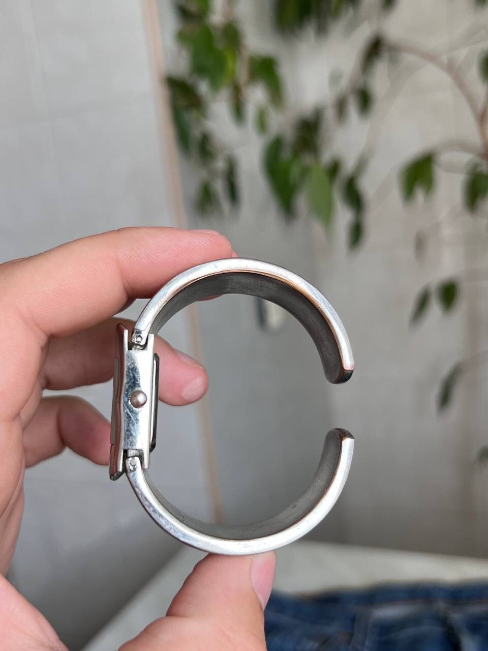 Japanese Brand × Vintage Vintage Japanese style futuristic Chrome Metallic Watch Size ONE SIZE - 5 Thumbnail