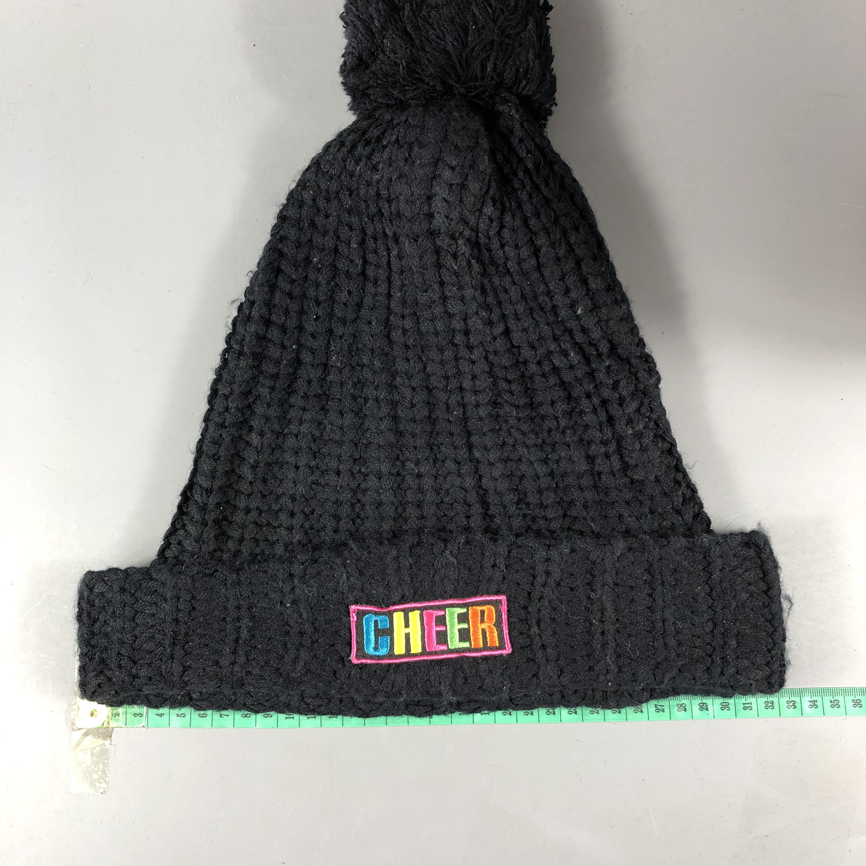 Japanese Brand Cheer Crochet Slouch Beanie Size ONE SIZE - 3 Thumbnail