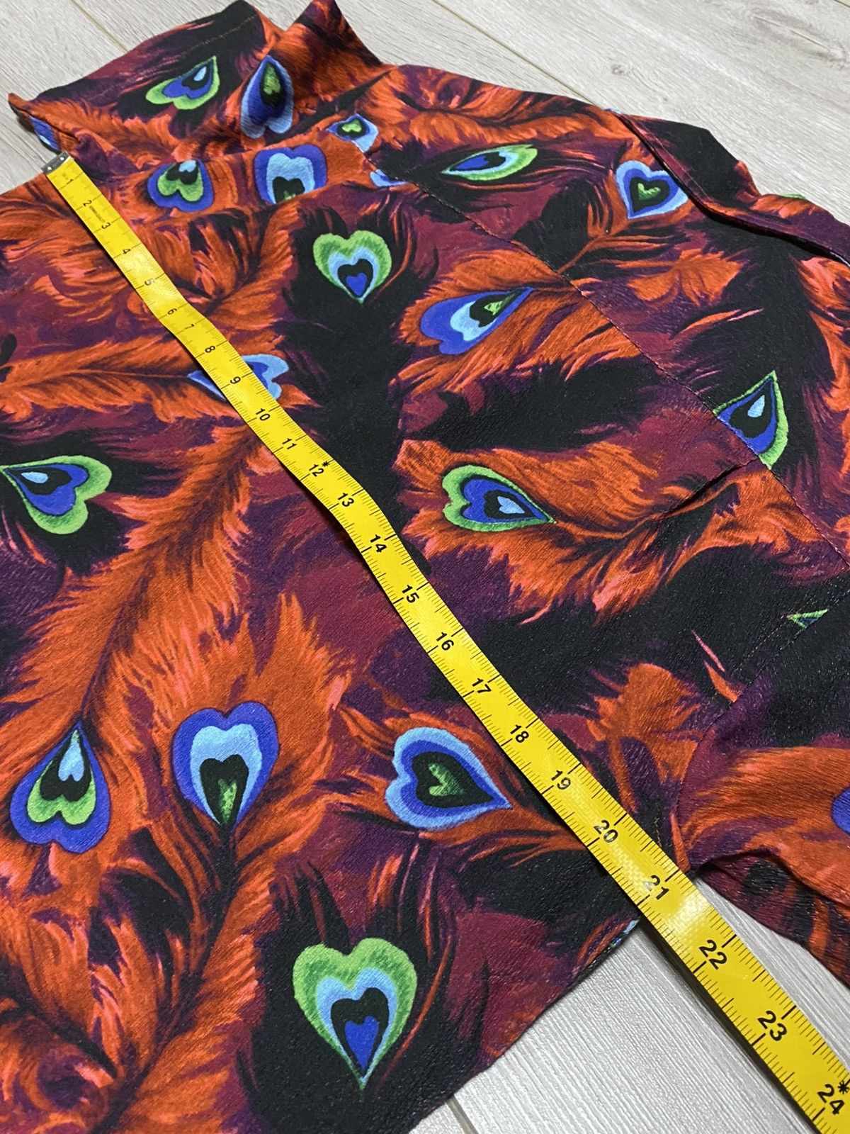 Stussy Stussy Peacock’s tail floral all over stitched shirt Hawaii Size US S / EU 44-46 / 1 - 13 Thumbnail