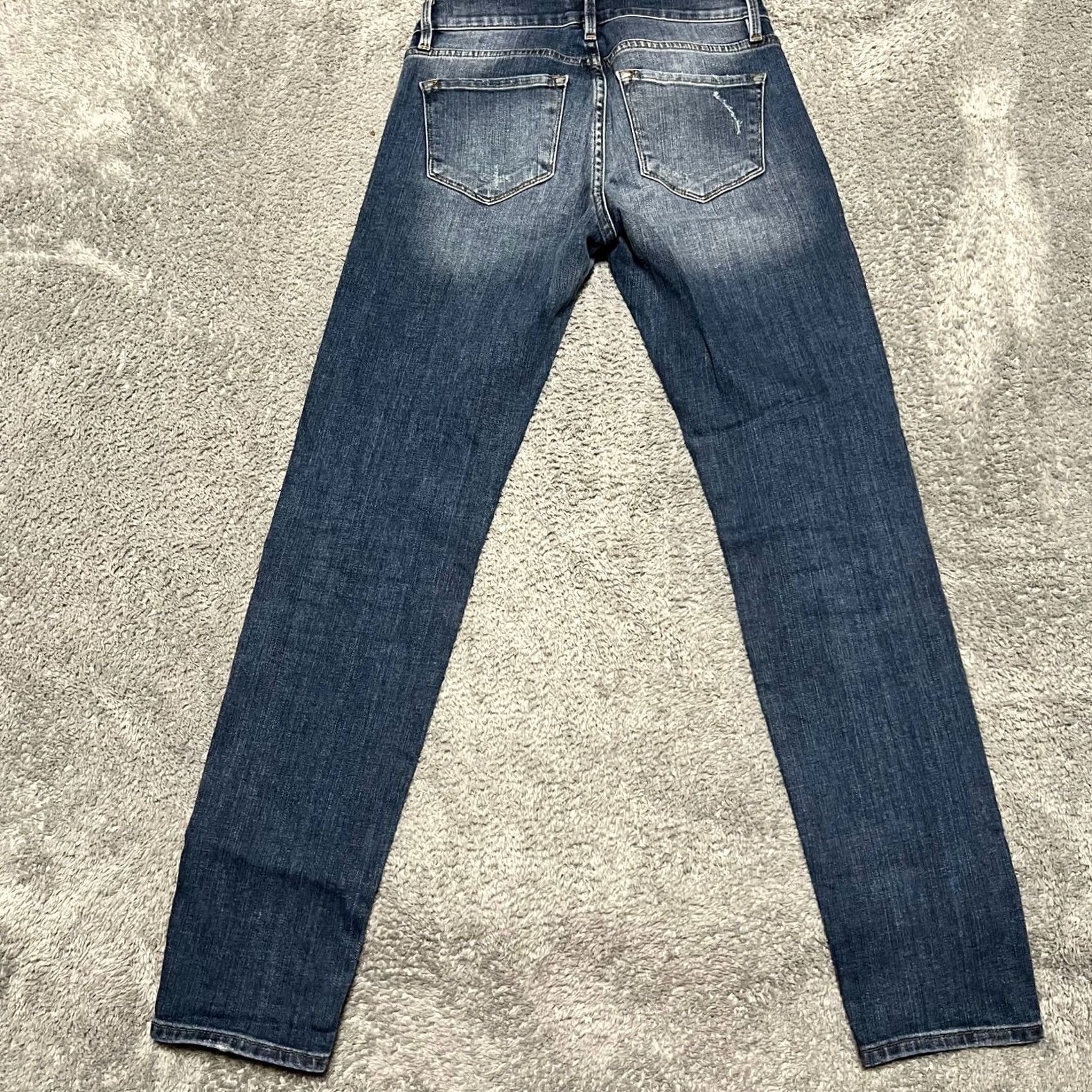 Frame VINTAGE FRAME Denim Womens Jeans Boyfriend 24 Blue Ankle 28x29.5 Womens Boys? Size 42" / US 20 - 3 Thumbnail