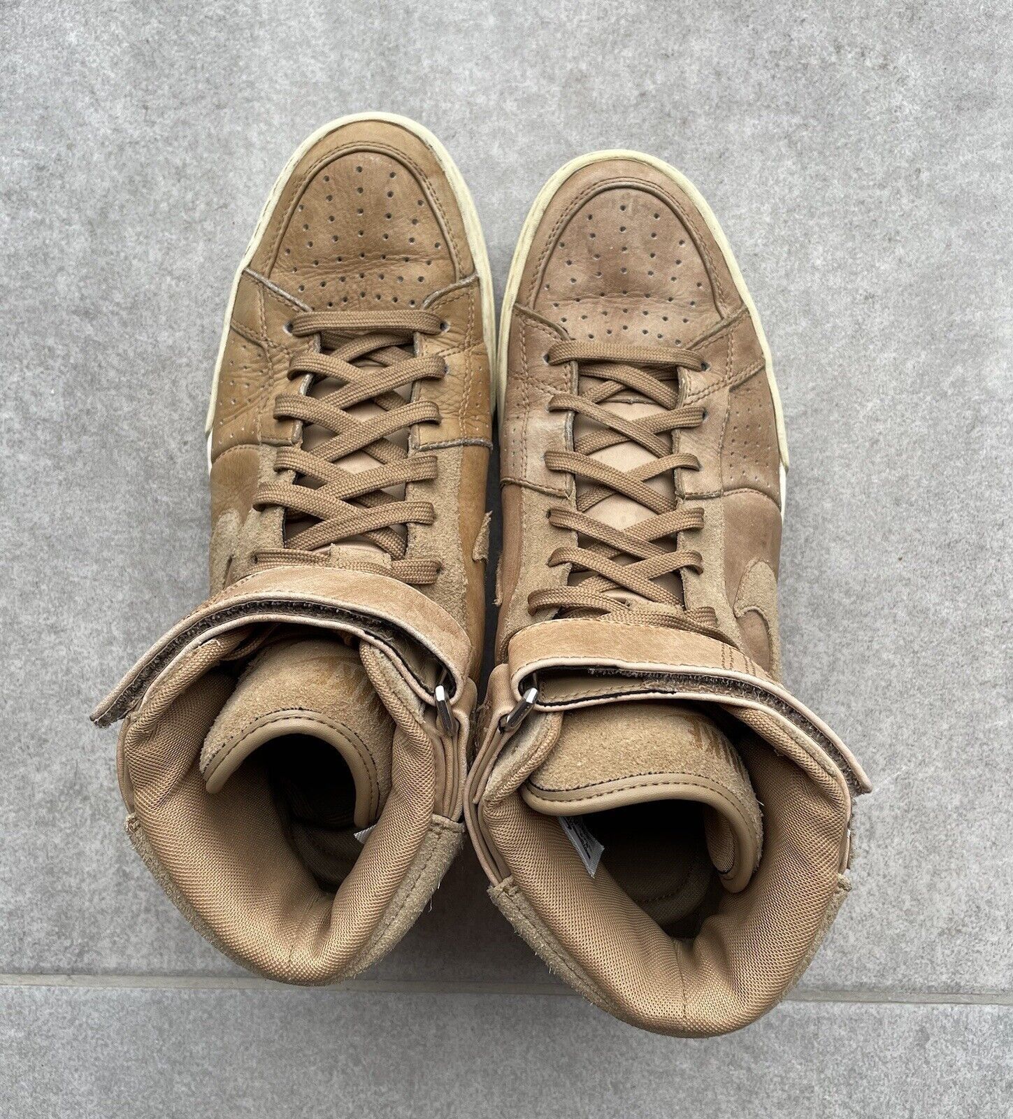 Nike Nike Mens Air Flytop Trainers Brown Suede Mid Rise Sneakers Size US 9.5 / EU 42-43 - 8 Thumbnail