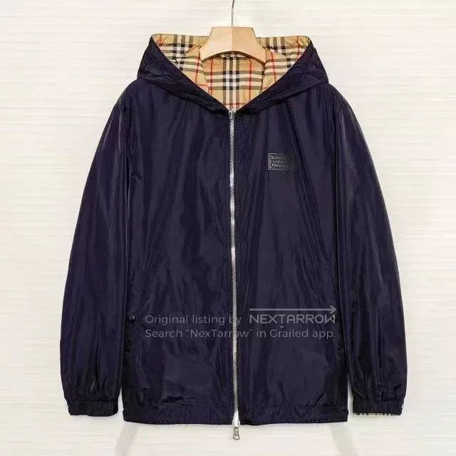 Burberry Burberry Vintage Reversible Check Hooded Jacket. Size US M / EU 48-50 / 2 - 4 Thumbnail