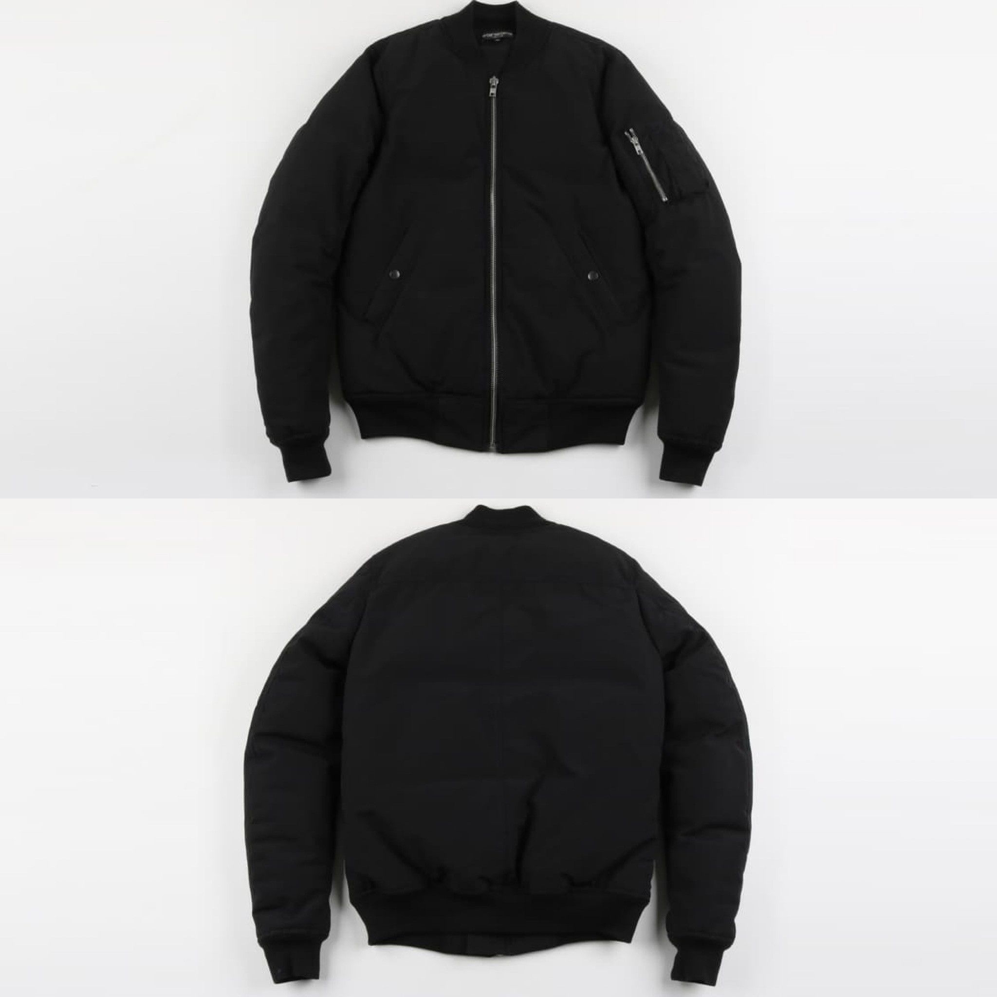 Rick Owens Rick Owens FW14 "MOODY" Goose Down MA-1 Flight Bomber Jacket Size US M / EU 48-50 / 2 - 8 Thumbnail