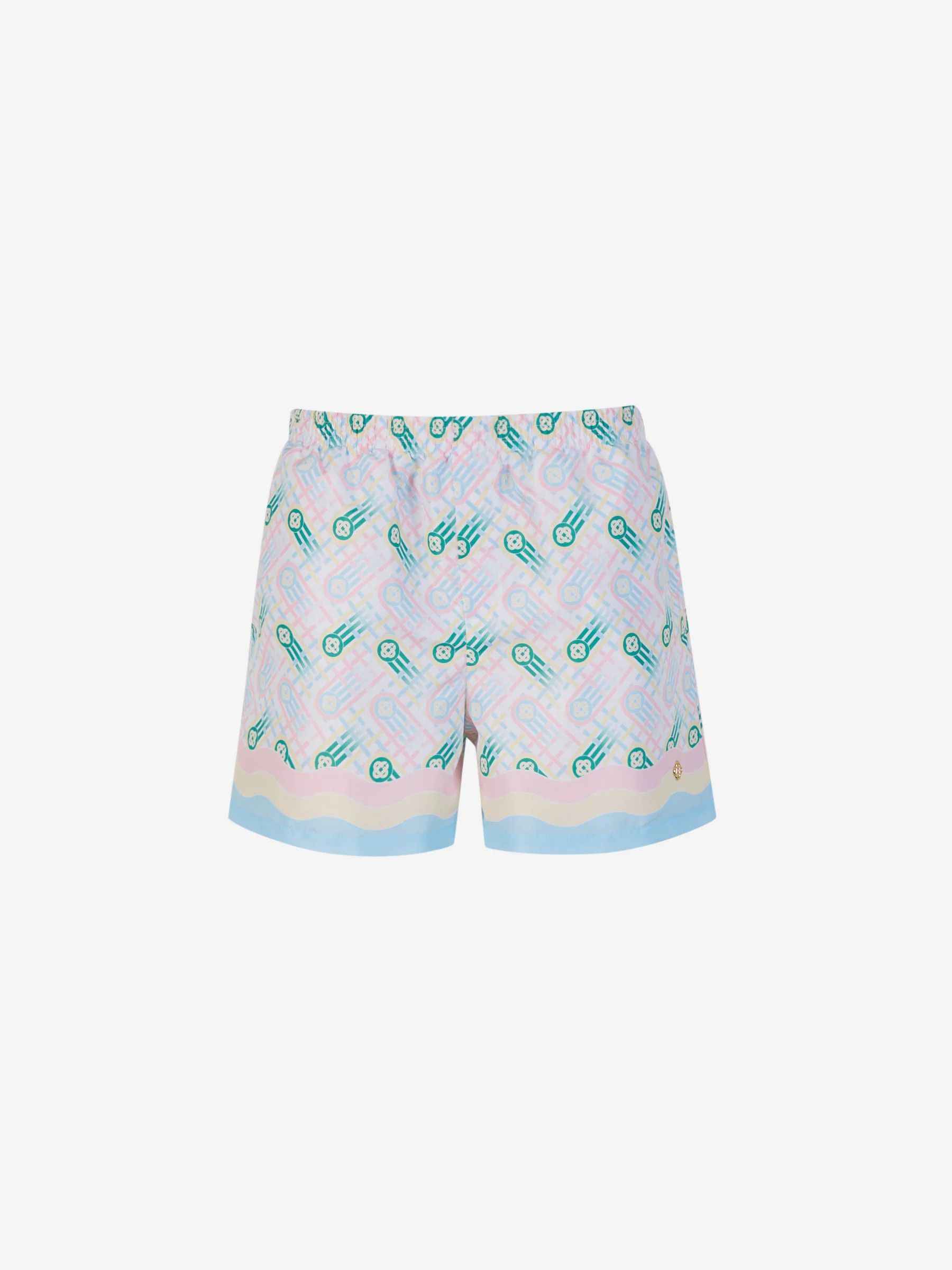 Casablanca o1mle0326 Printed Swimshorts Ping Pong Monogram Size US 38 / EU 54 - 1 Thumbnail