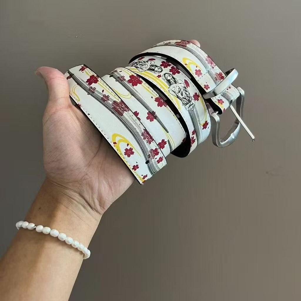 PPFM Sakura Snake girl harajuku punk Leather belt Size ONE SIZE - 1 Thumbnail
