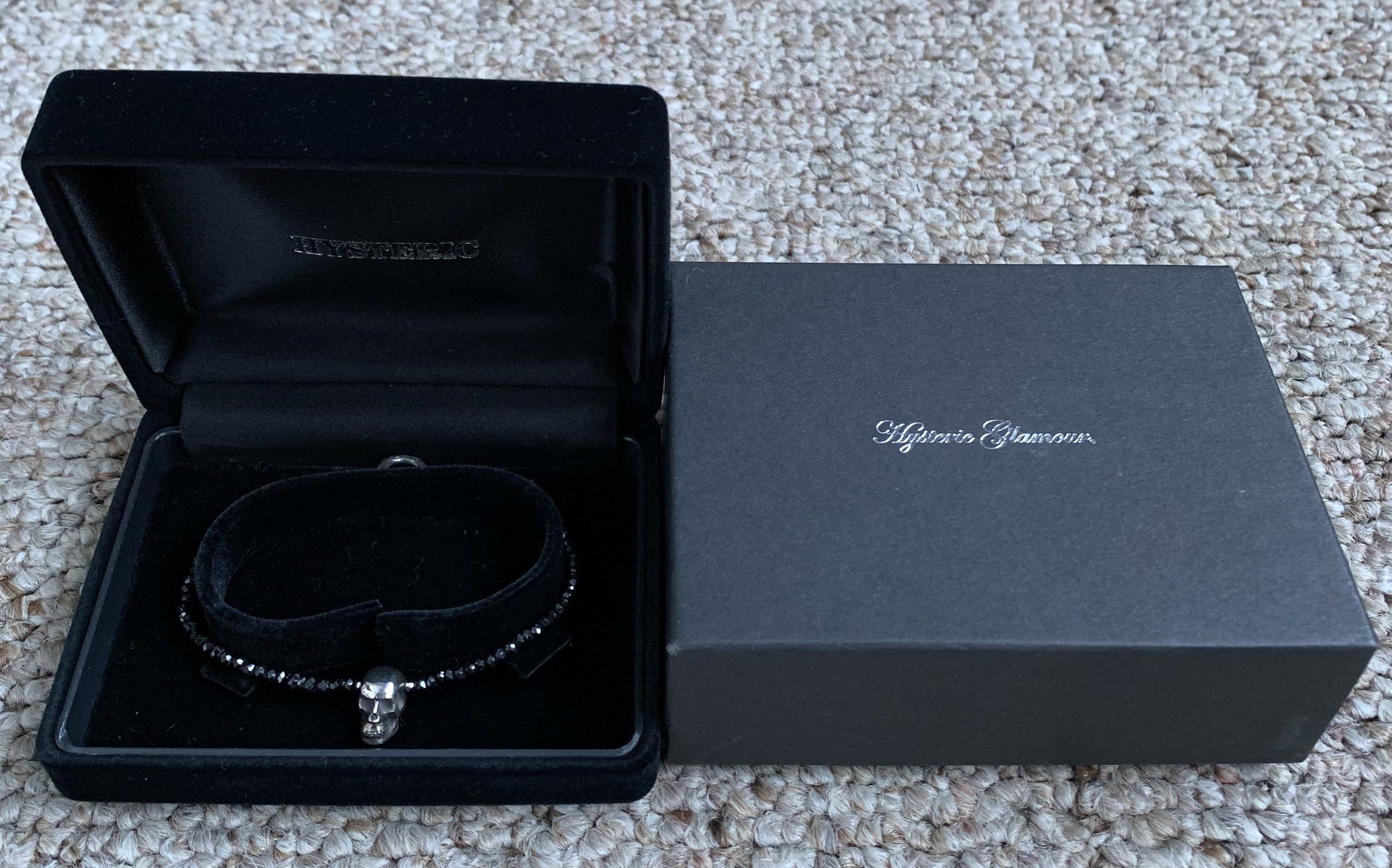 Hysteric Glamour Hysteric Glamour Sterling Silver Jewel Skull Bracelet+ Box Size ONE SIZE - 12 Thumbnail