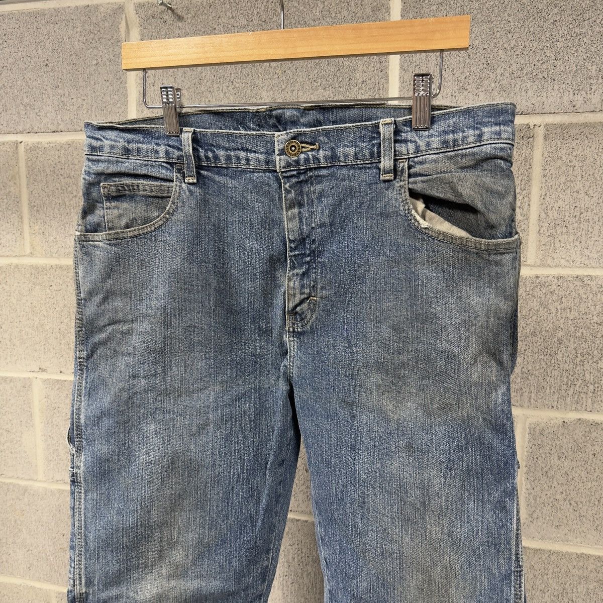Vintage Vintage Mud Wash Dickies Jeans ERD Grunge Thrashed Faded Size US 34 / EU 50 - 3 Thumbnail
