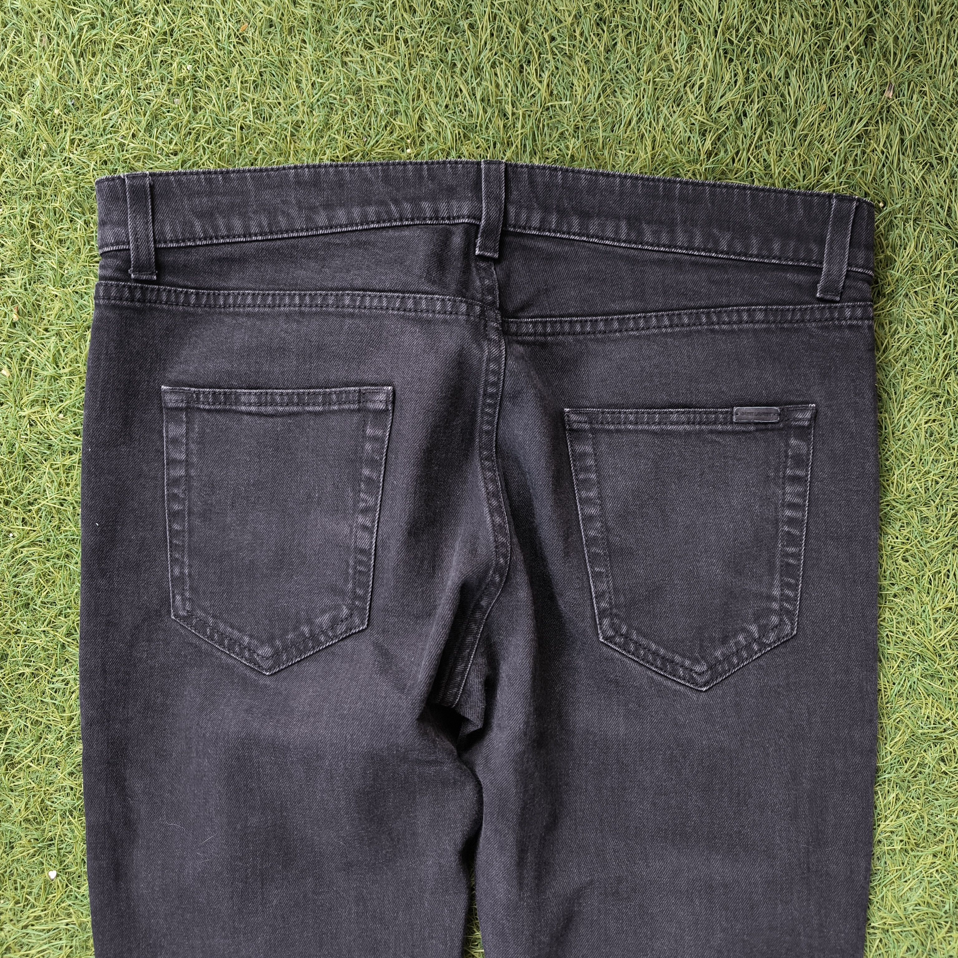 Saint Laurent Paris Saint Laurent Paris D02 Black Skinny Jeans Tagged 33 Fits 36 Size US 33 - 10 Thumbnail
