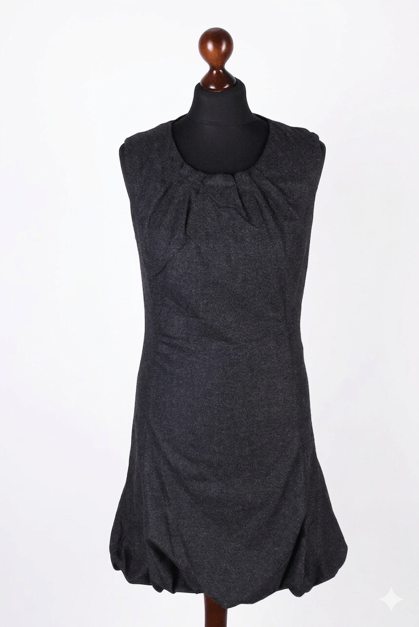 Dolce & Gabbana Women's D&G Dolce & Gabbana Wool Blend Dress Charcoal Size S / US 4 / IT 40 - 1 Thumbnail