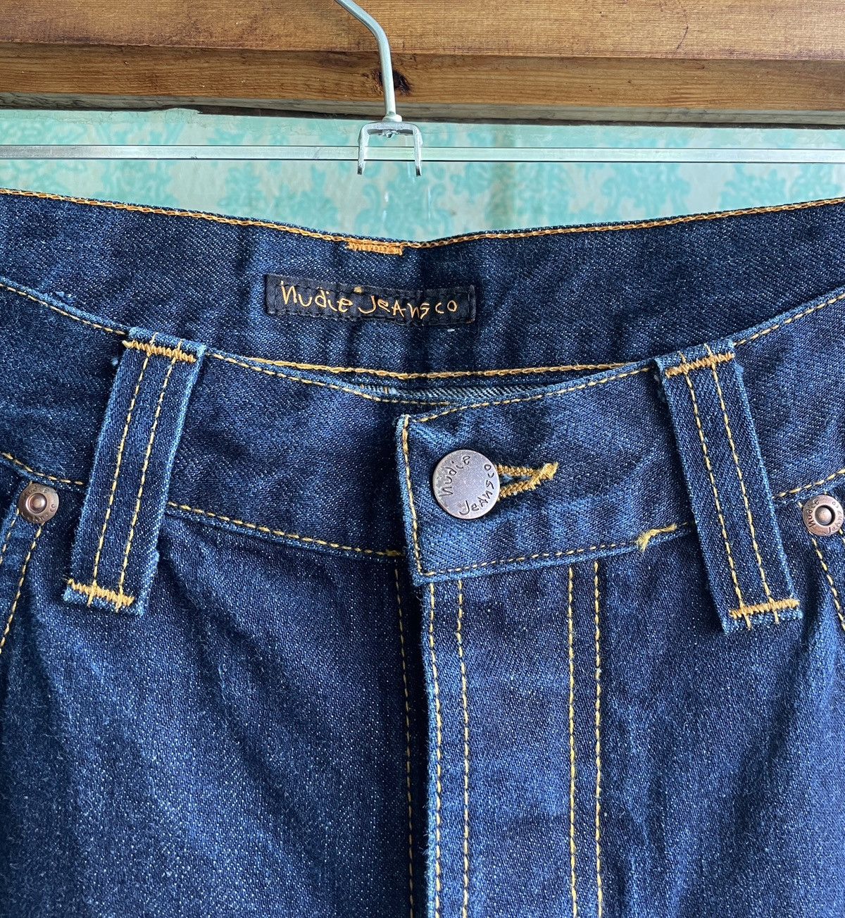 Nudie Jeans Nudie Jeans Grim Tim Dry Ring Men’s Pants Trousers 34x32 Size US 34 / EU 50 - 6 Thumbnail
