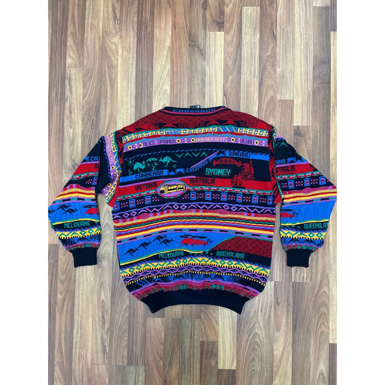 Vintage Emaroo Australian COOGI Style Vest Knit L Size US L / EU 52-54 / 3 - 5 Thumbnail