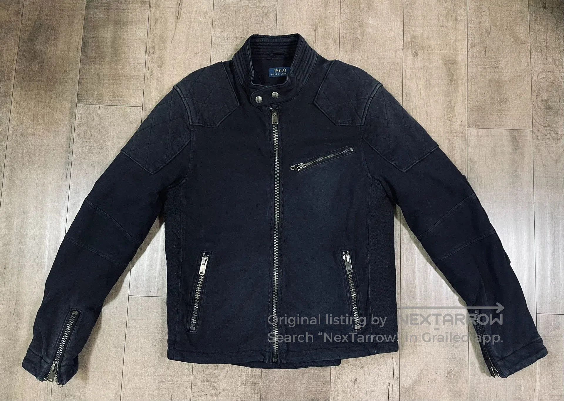 Polo Ralph Lauren Ralph Lauren Classic Black Motorcycle Jacket. Size US M / EU 48-50 / 2 - 2 Thumbnail