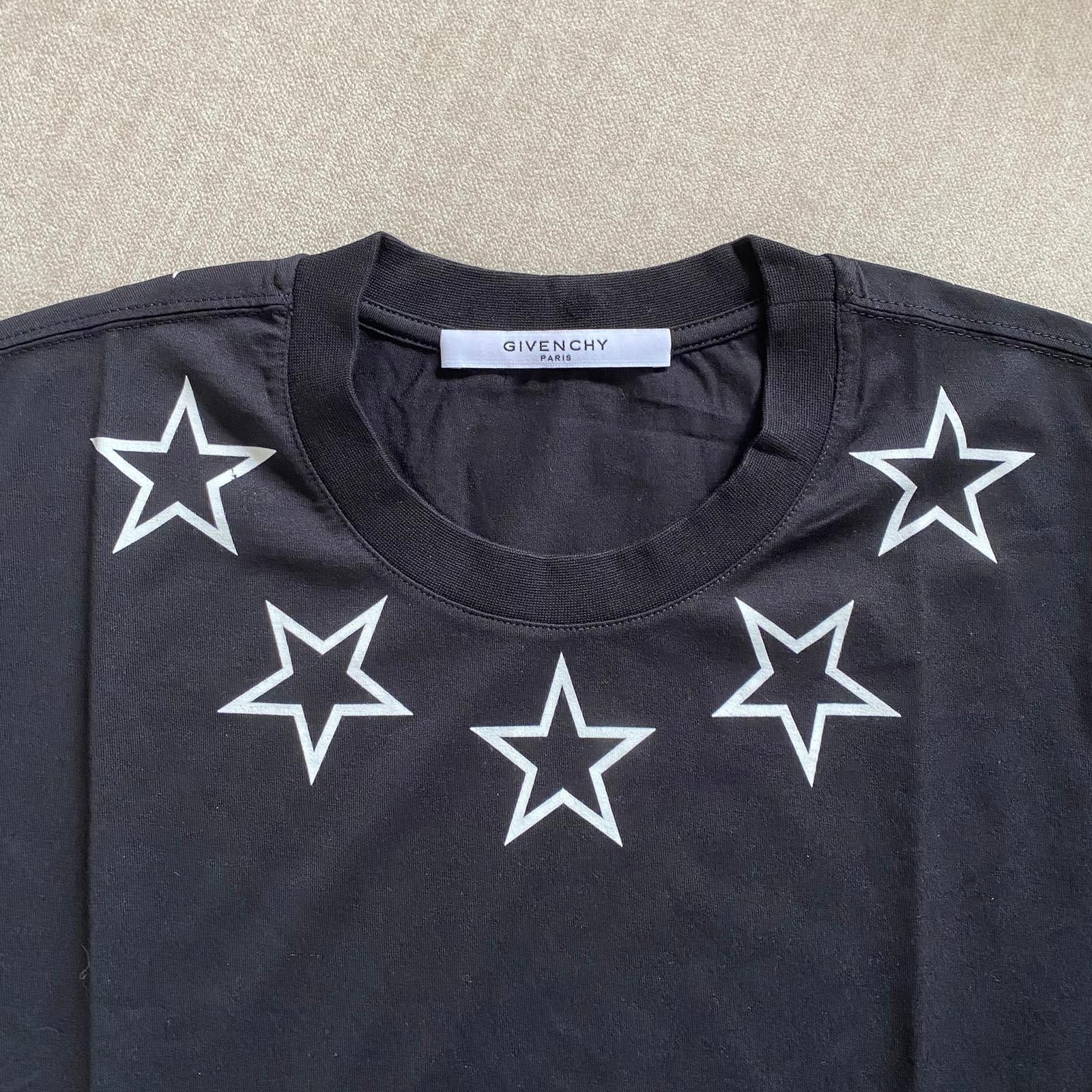 Givenchy Black and White Outline Stars Oversized T-Shirt Size US S / EU 44-46 / 1 - 5 Thumbnail