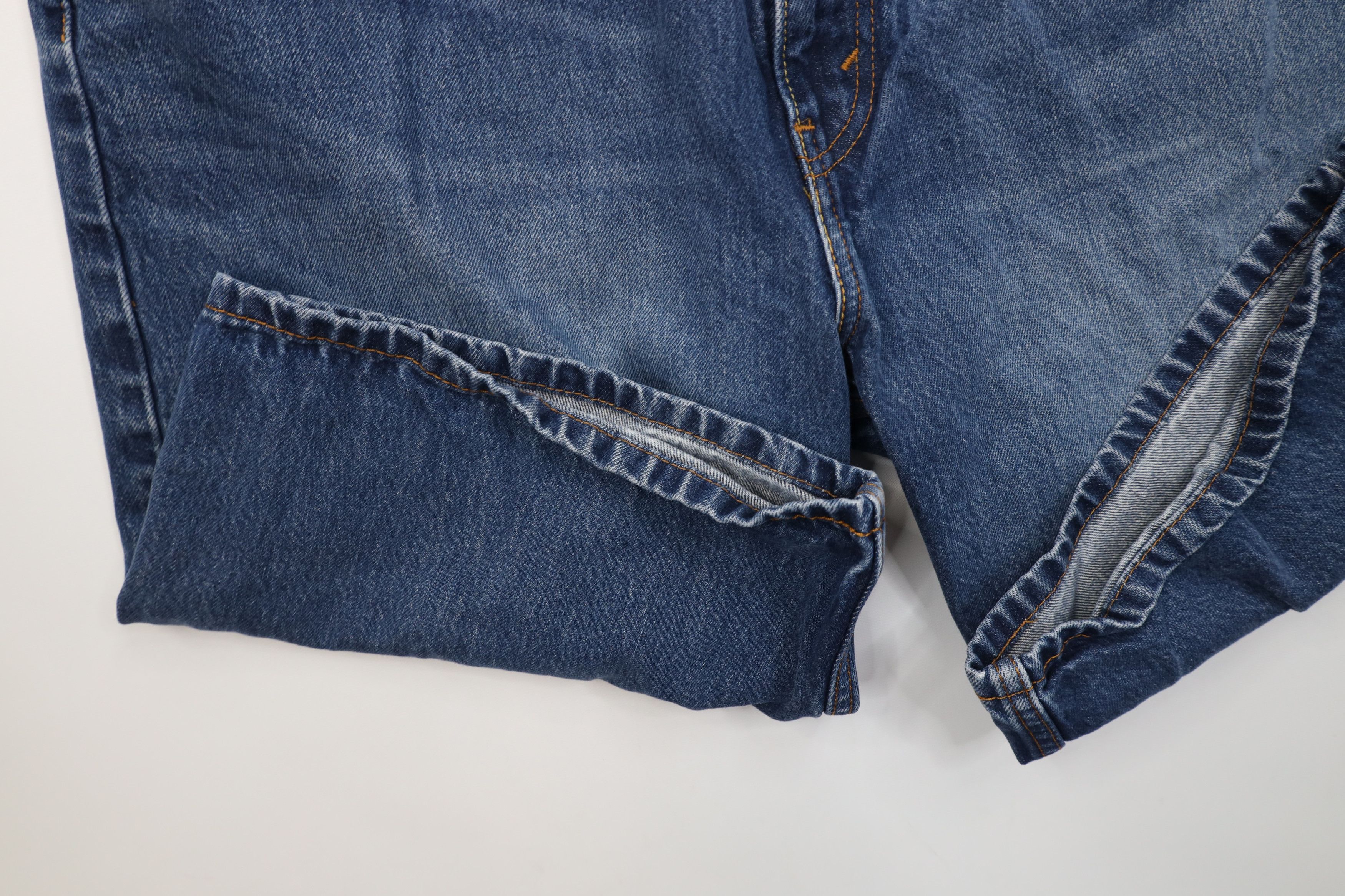 Levi's Vintage Y2K Levis 569 Loose Fit Denim Jean Shorts Jorts Blue Size US 36 / EU 52 - 6 Thumbnail