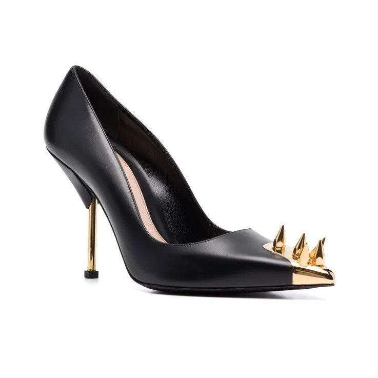 Alexander McQueen o1y0225 Pumps in Black Size US 9 / IT 39 - 2 Thumbnail