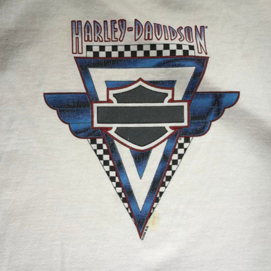 Japanese Brand insane vintage single stitch Harley-Davidson Graphic T-Shirt Size US XL / EU 56 / 4 - 2 Thumbnail