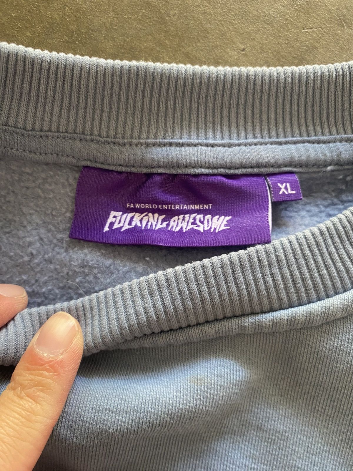 Fucking Awesome Fucking Awesome What a World Crewneck Size US XL / EU 56 / 4 - 3 Thumbnail