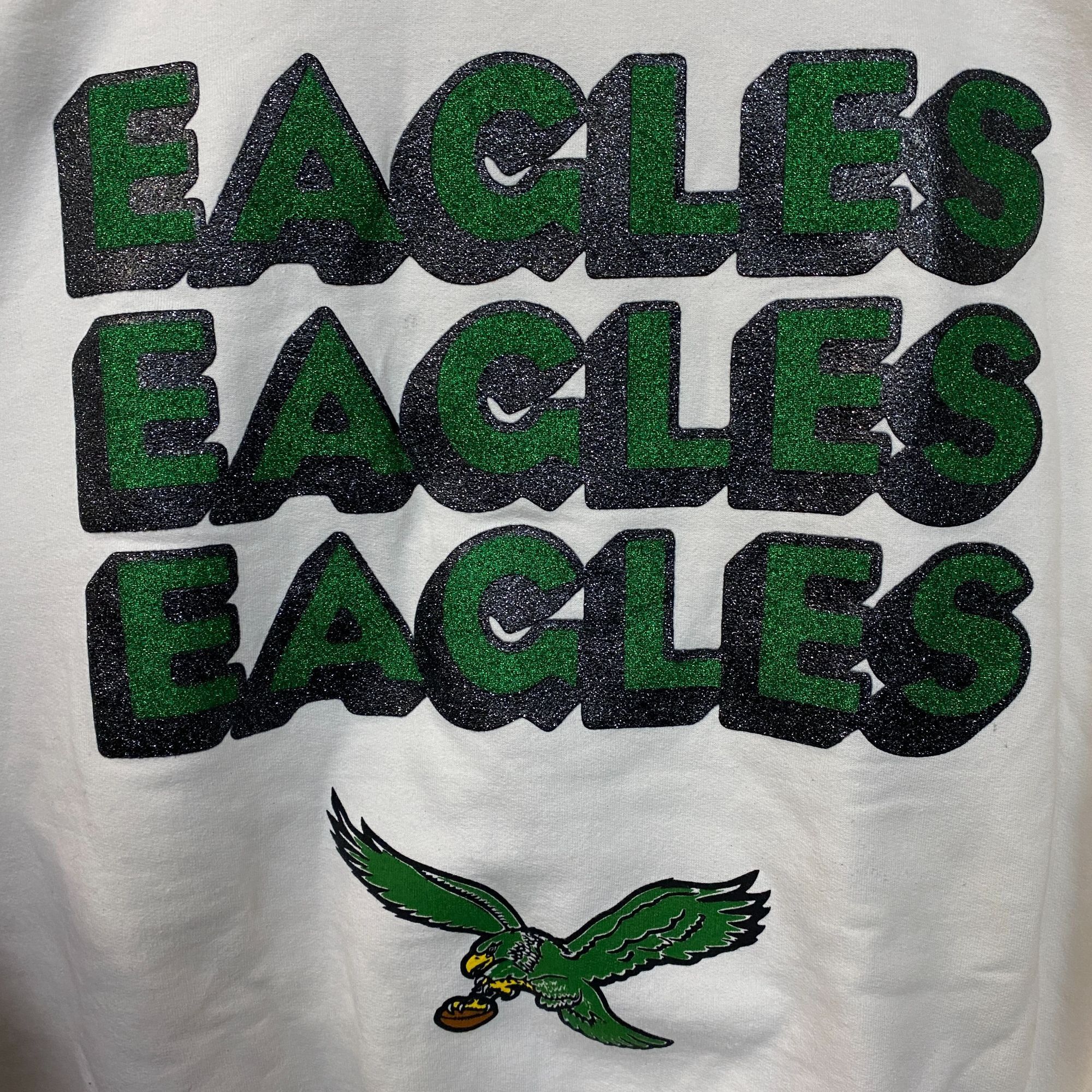 Junk Food Junk Food Clothing Philadelphia Eagles Repeat Bling Glitter Size US XXL / EU 58 / 5 - 2 Thumbnail