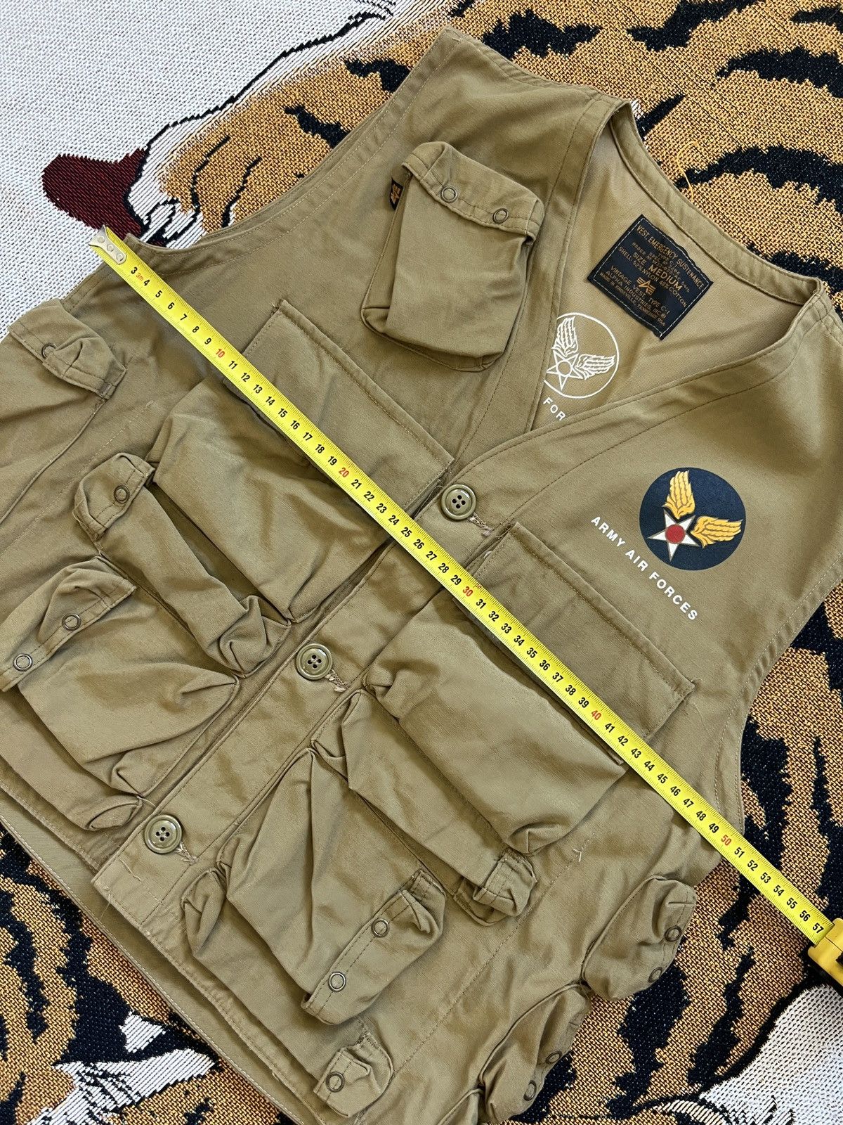 Alpha Industries Alpha Industries - rare Air Force Tactical vests Type-C1 Size US M / EU 48-50 / 2 - 5 Thumbnail