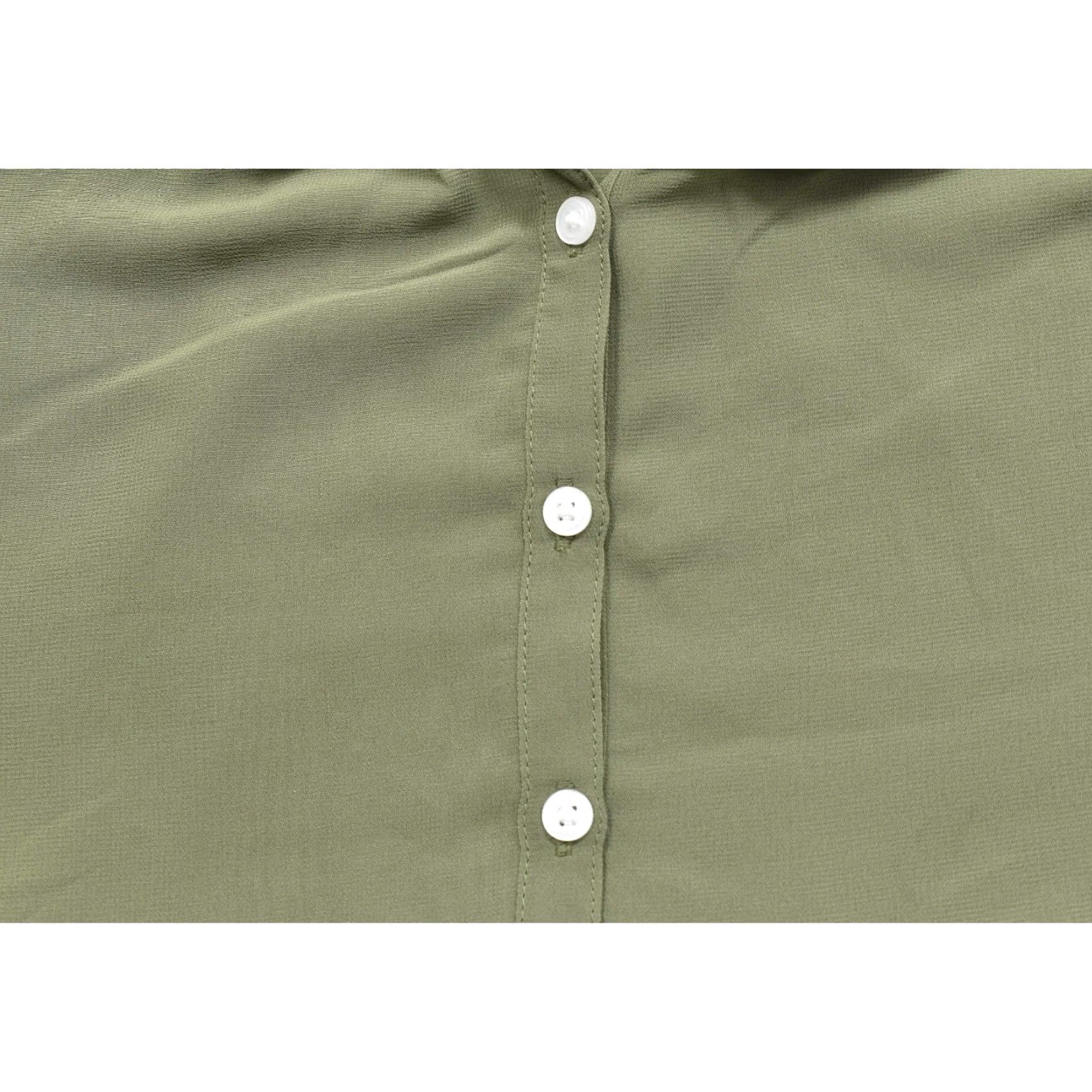 Loft Loft Tunic Blouse Long Sleeve Green Size M Solid Polyester Womens Tunic Blouse, Loft, Green, Size M, Polyester Size M / US 6-8 / IT 42-44 - 7 Thumbnail