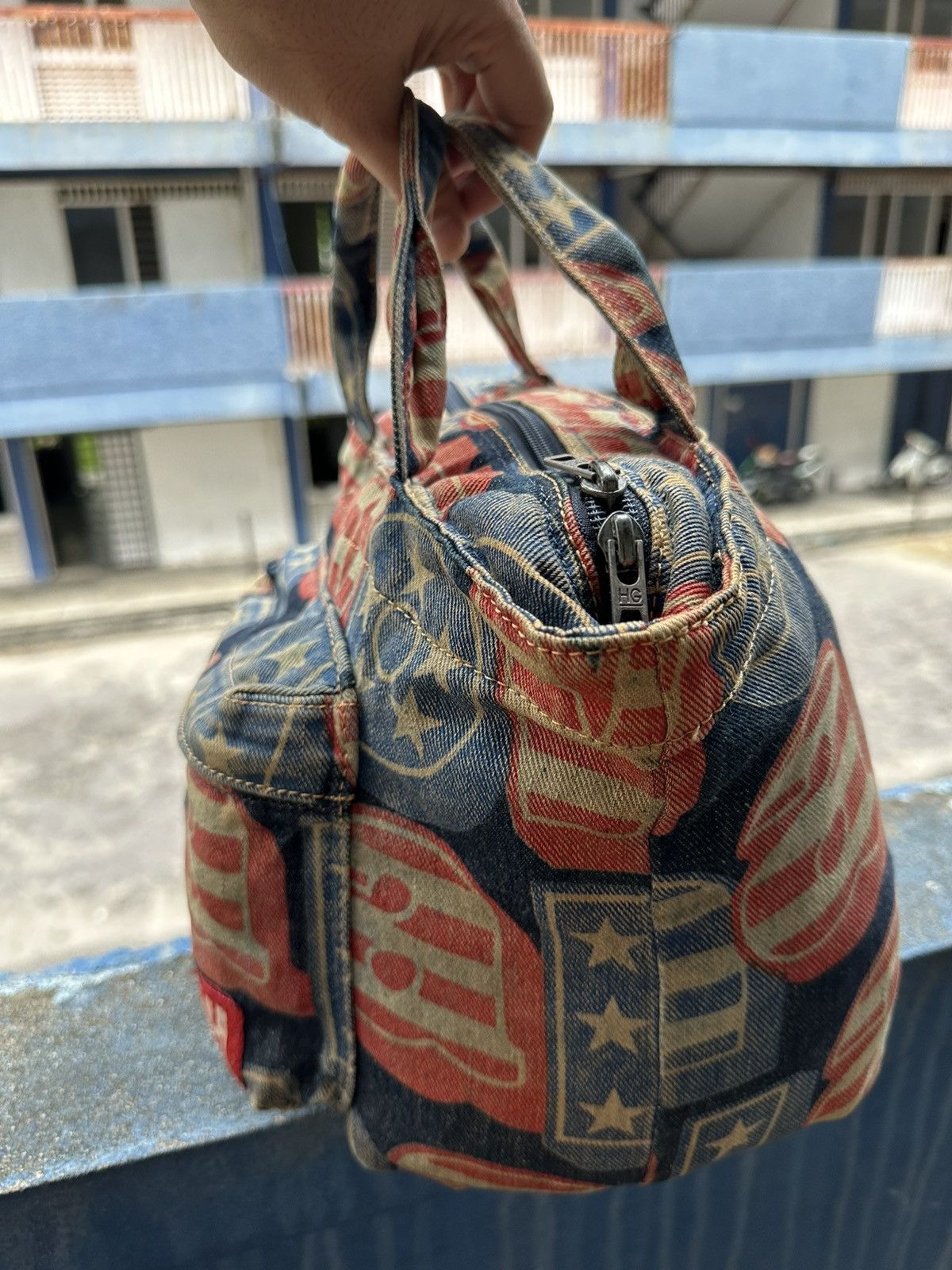 Hysteric Glamour 1990 - Hysteric Glamour Star America Denim Bag Size ONE SIZE - 10 Thumbnail