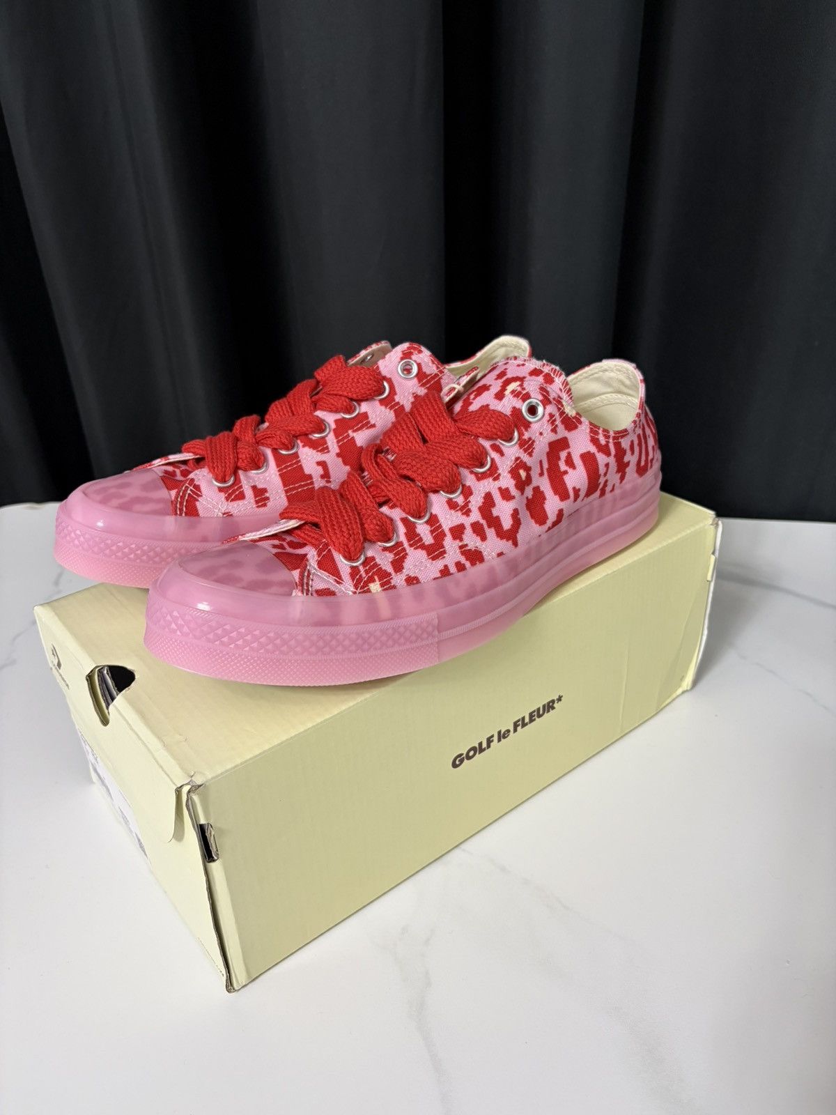 Converse × Golf le Fleur CONVERSE X GOLF LE FLEUR CHUCK TAYLOR PINK SIZE 43 NEW Size US 9.5 / EU 42-43 - 6 Thumbnail