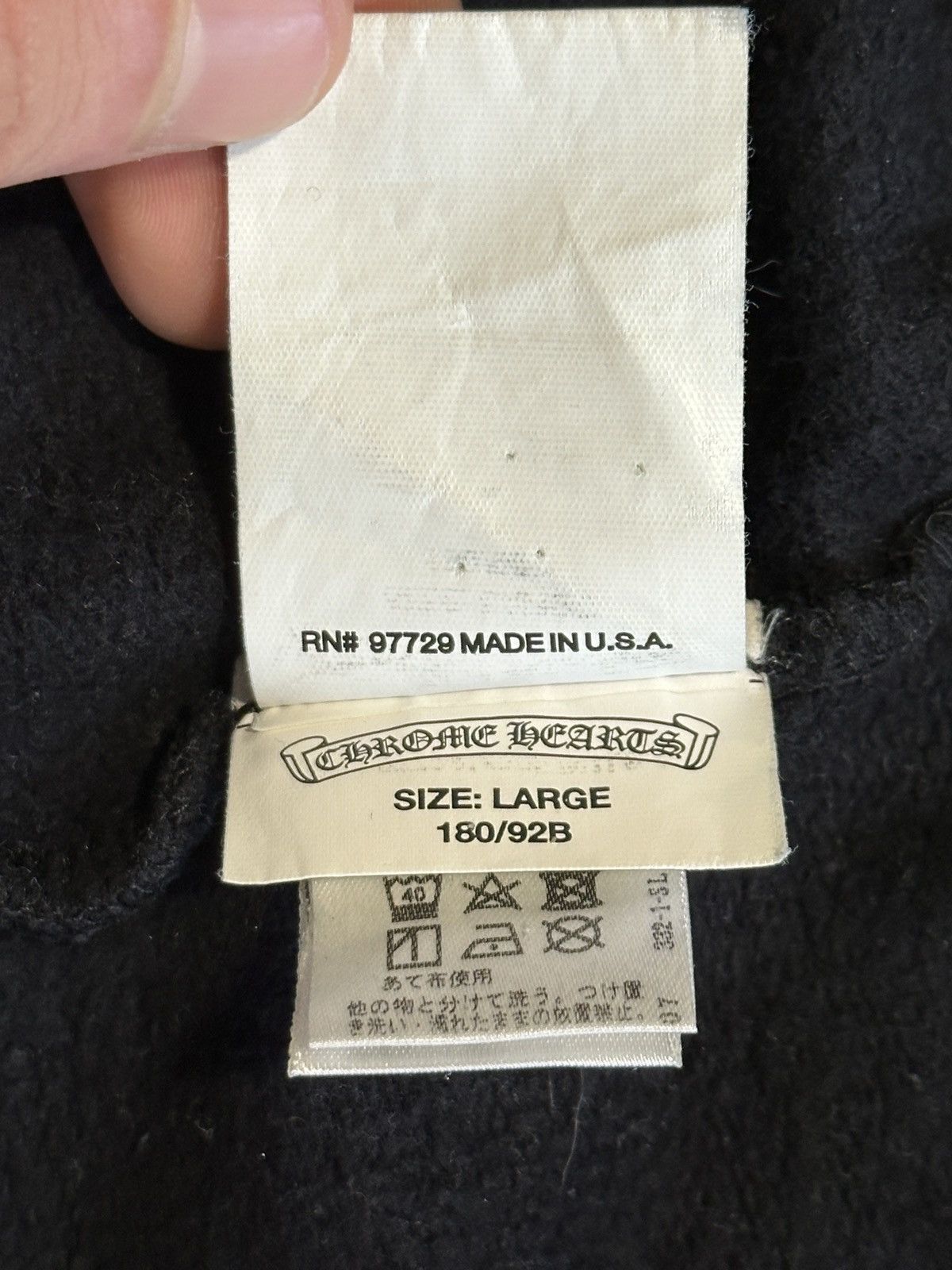 Chrome Hearts Chrome Hearts Black & Red Cemetery Horseshoe Logo Sweatpants Size US 34 / EU 50 - 5 Thumbnail